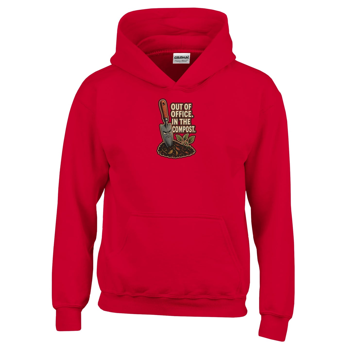 Out of Office, In the Compost Kids' Hoodie — product view 6