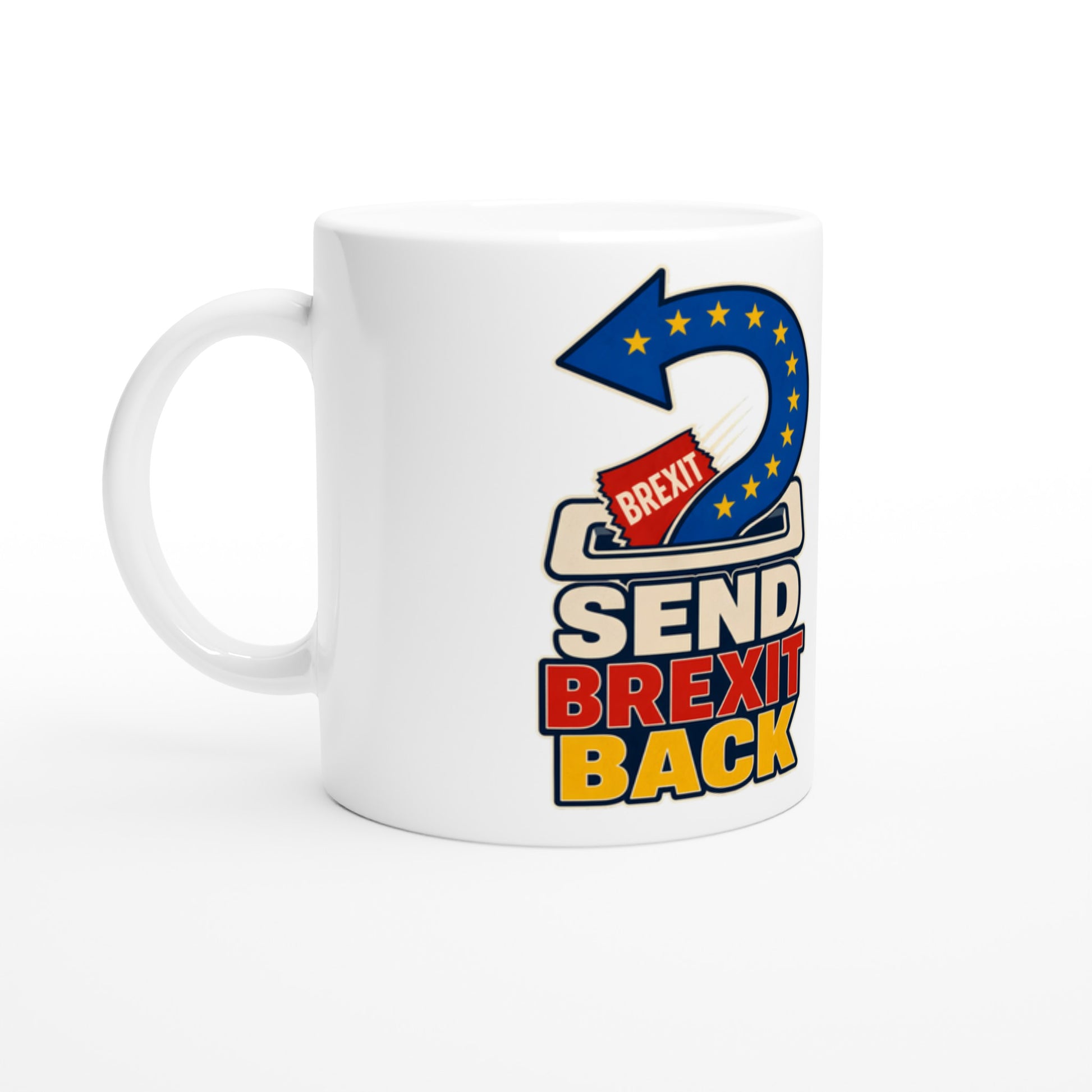 Send Brexit Back Pro-EU Graphic Mug — product view 1