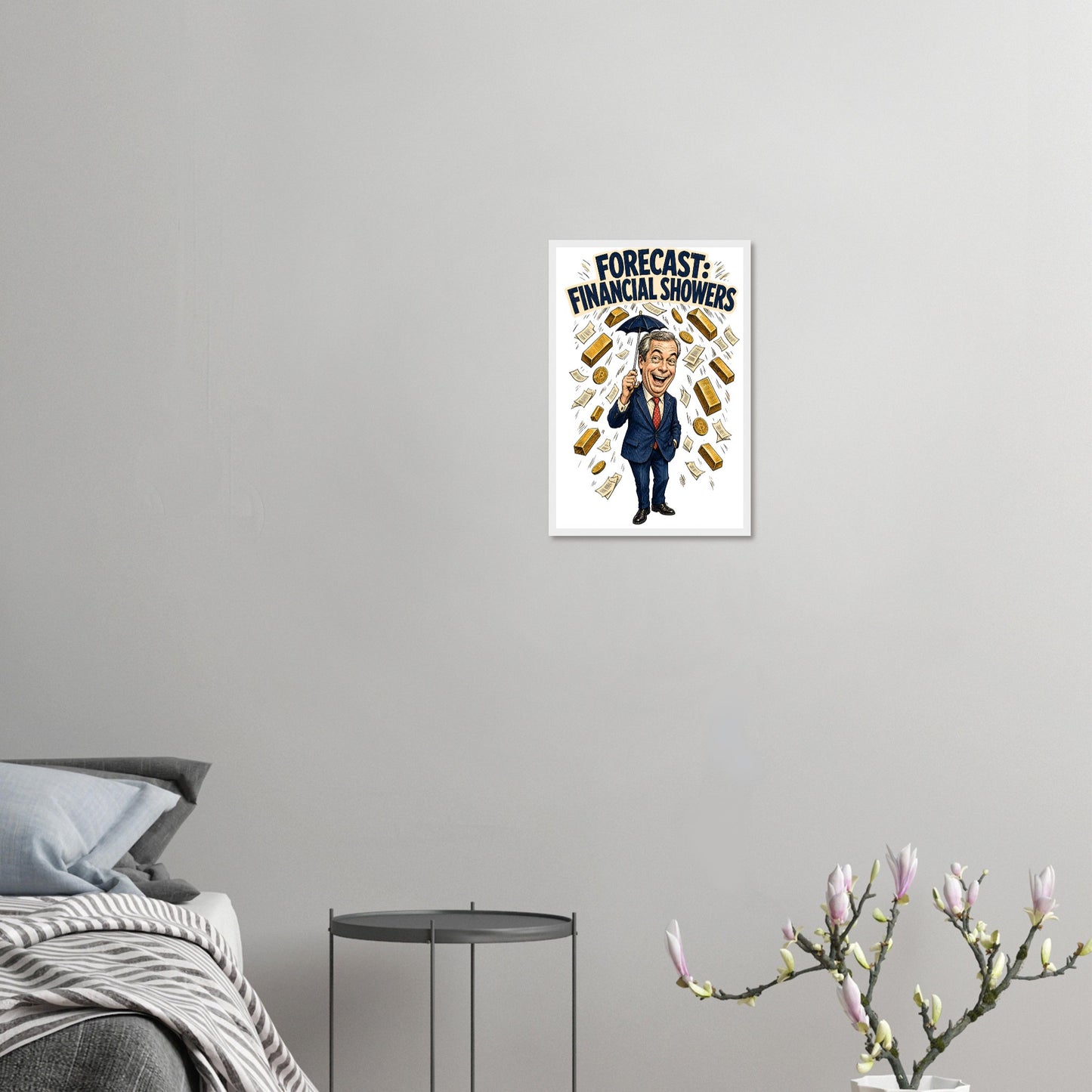 Forecast: Financial Showers Framed Wall Art — product view 10
