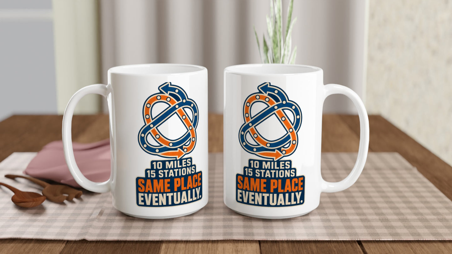 Glasgow Same Place Eventually Large Mug — product view 5