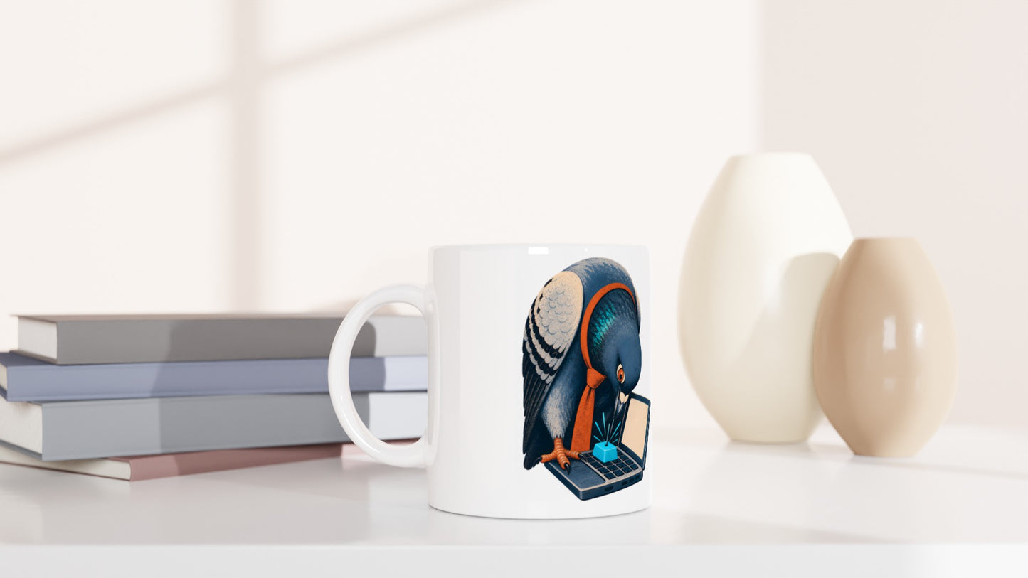 Pigeon Hits Send Mug — product view 5