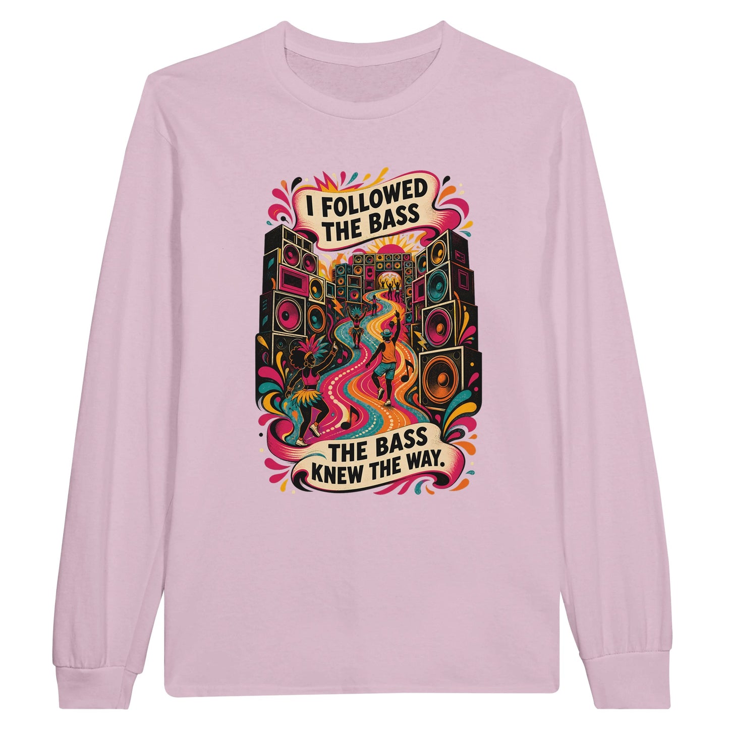 I Followed the Bass Long-Sleeve T-shirt — product view 5