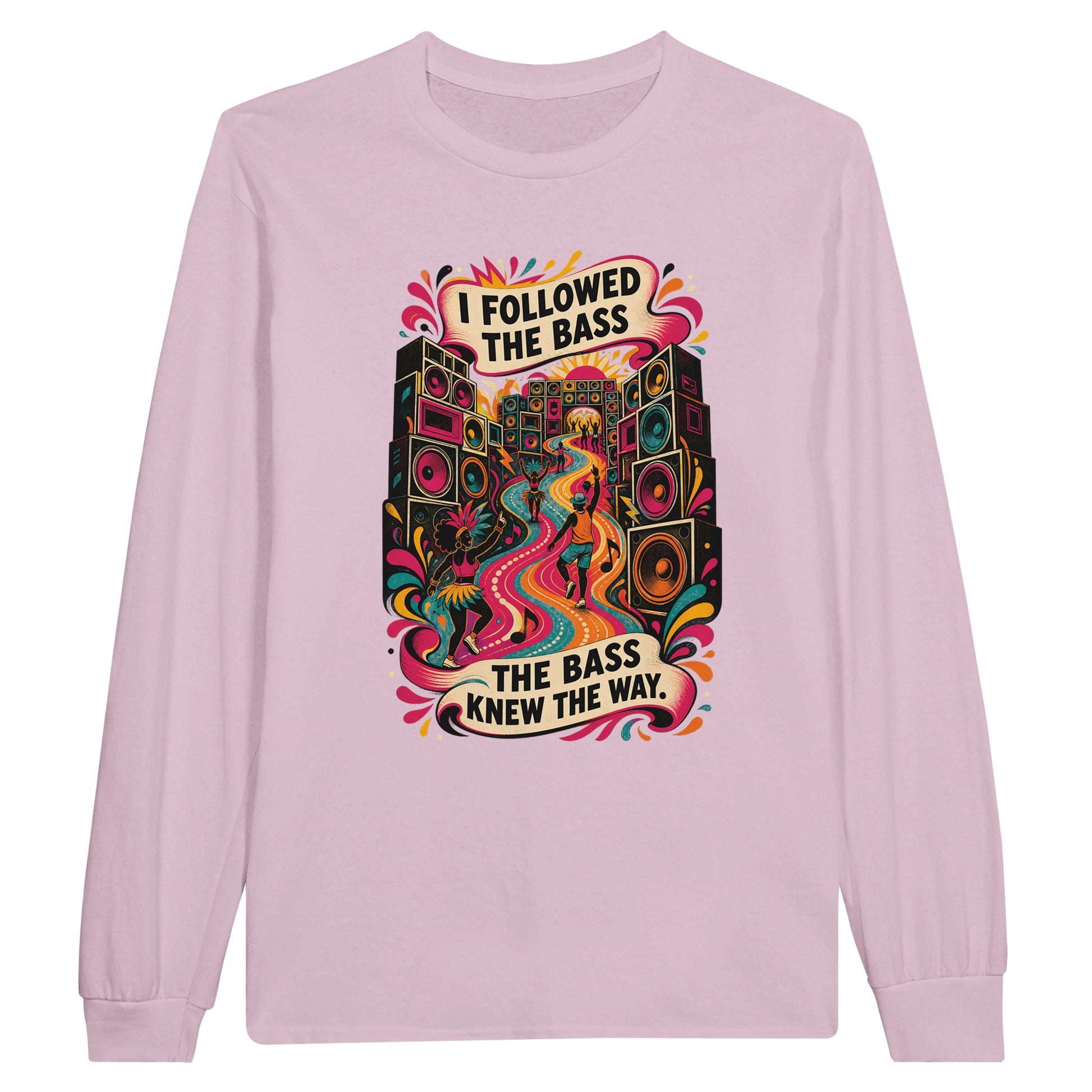 I Followed the Bass Long-Sleeve T-shirt — product view 5