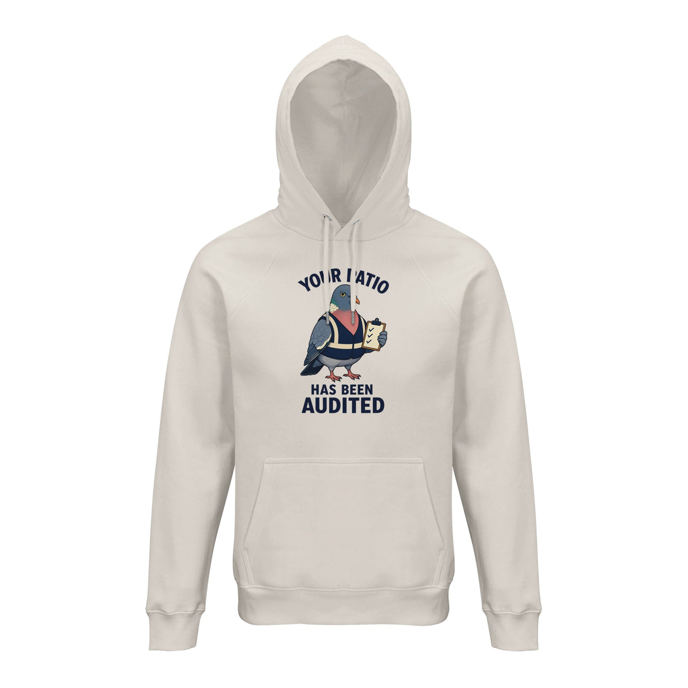 Your Patio Has Been Audited Pigeon Graphic Hoodie