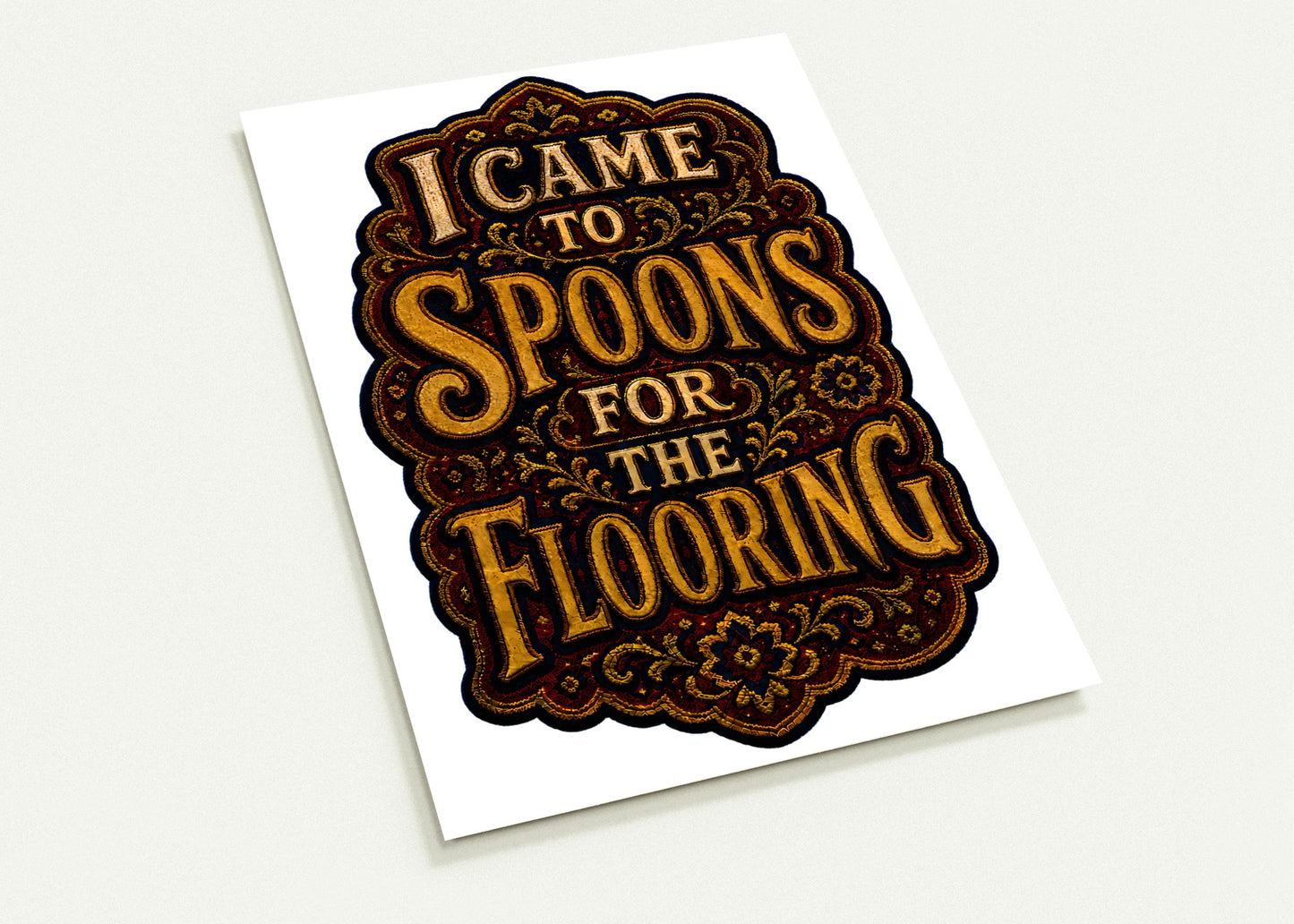 I Came to Spoons for the Flooring Postcard Pack — product view 2