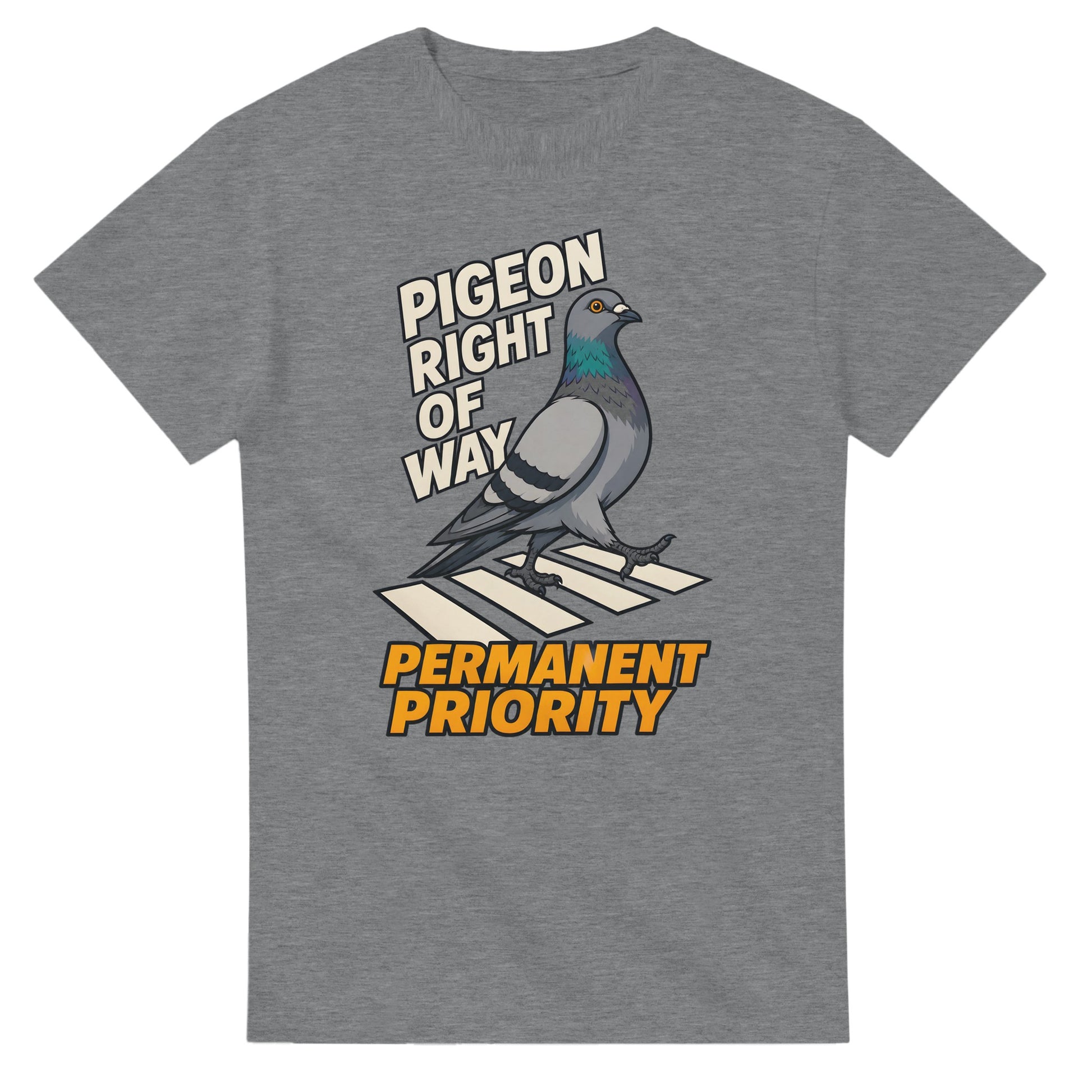 Pigeon Right of Way T-shirt — product view 12