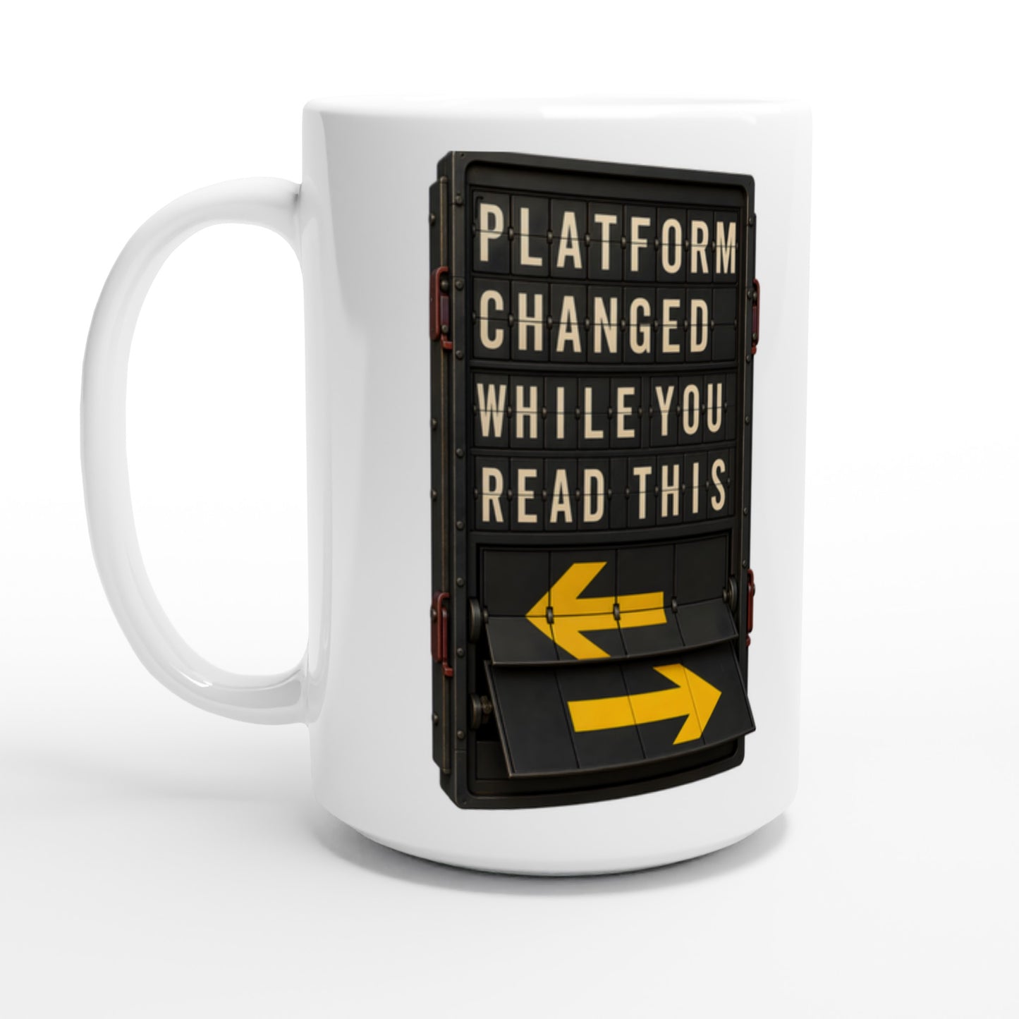 Platform Changed While You Read This Large Mug — product view 1