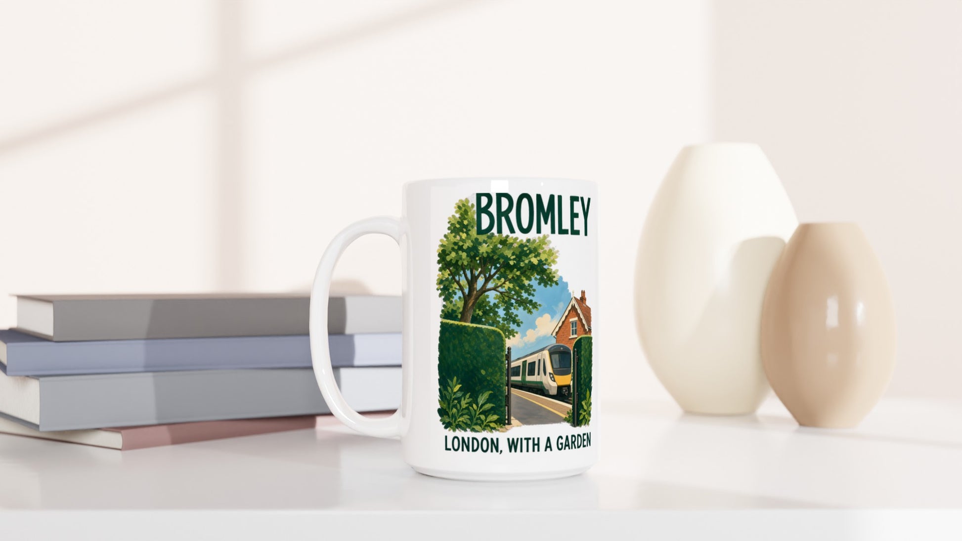 Bromley: London with a Garden Large Mug — product view 6