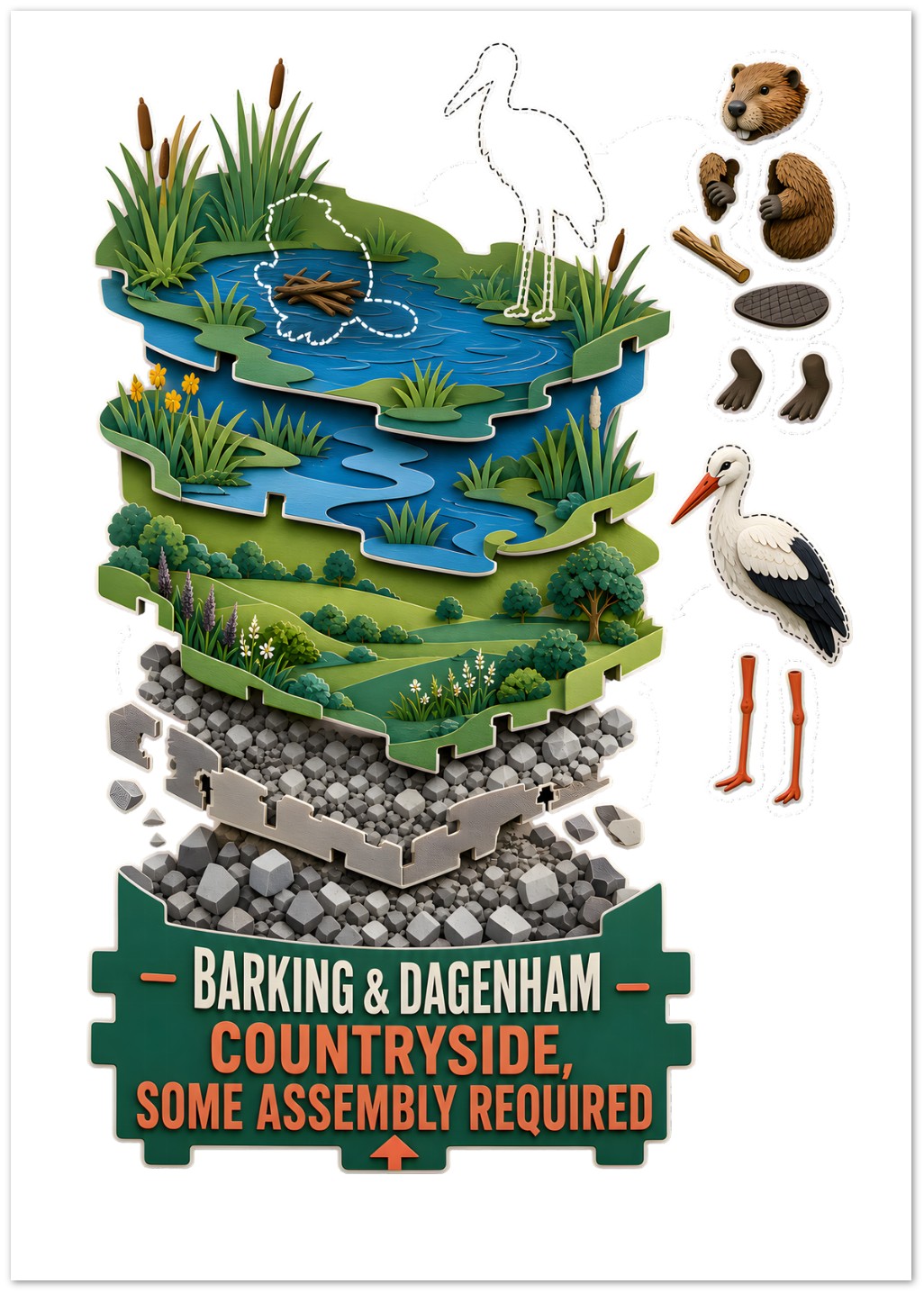 Barking & Dagenham Countryside Greeting Card Pack — product view 1