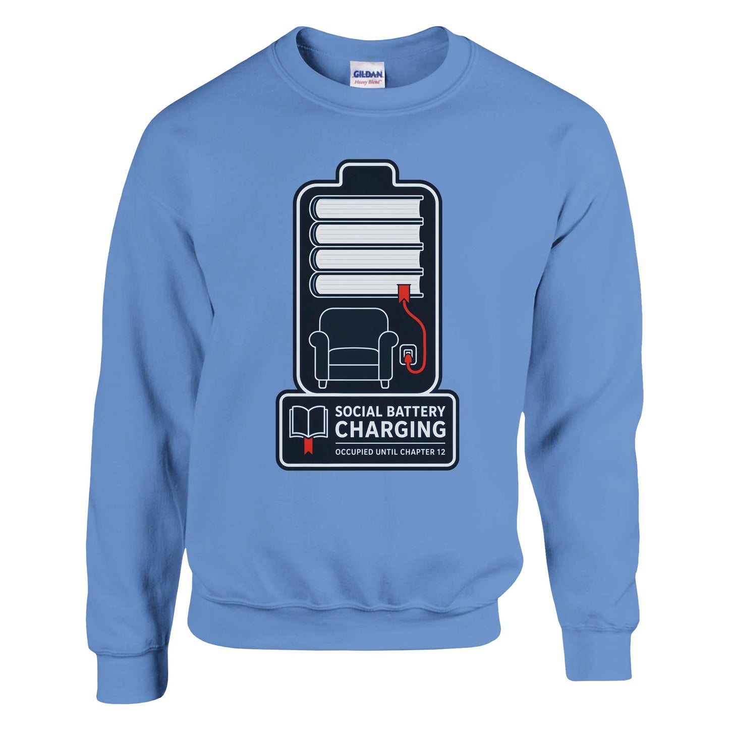 Social Battery Charging Sweatshirt — product view 7