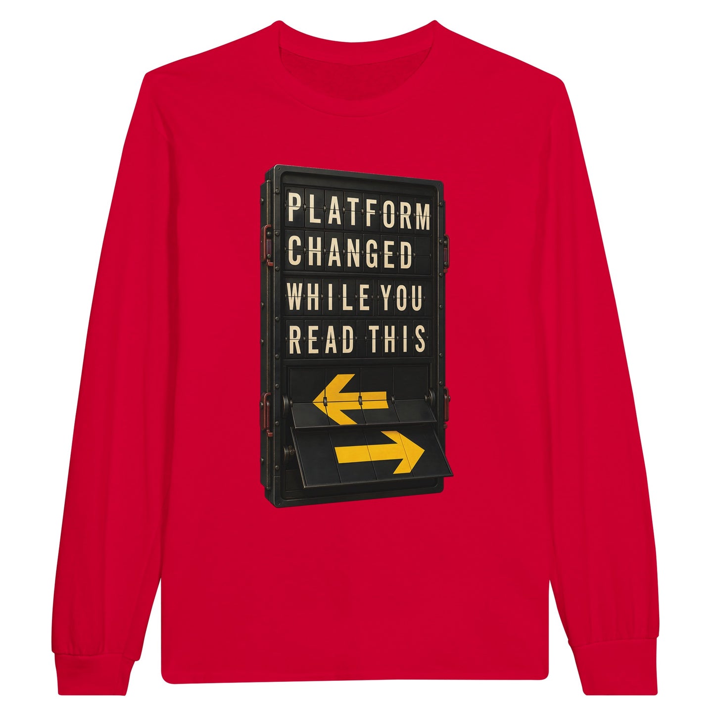 Platform Changed While You Read This Long-Sleeve T-shirt — product view 9