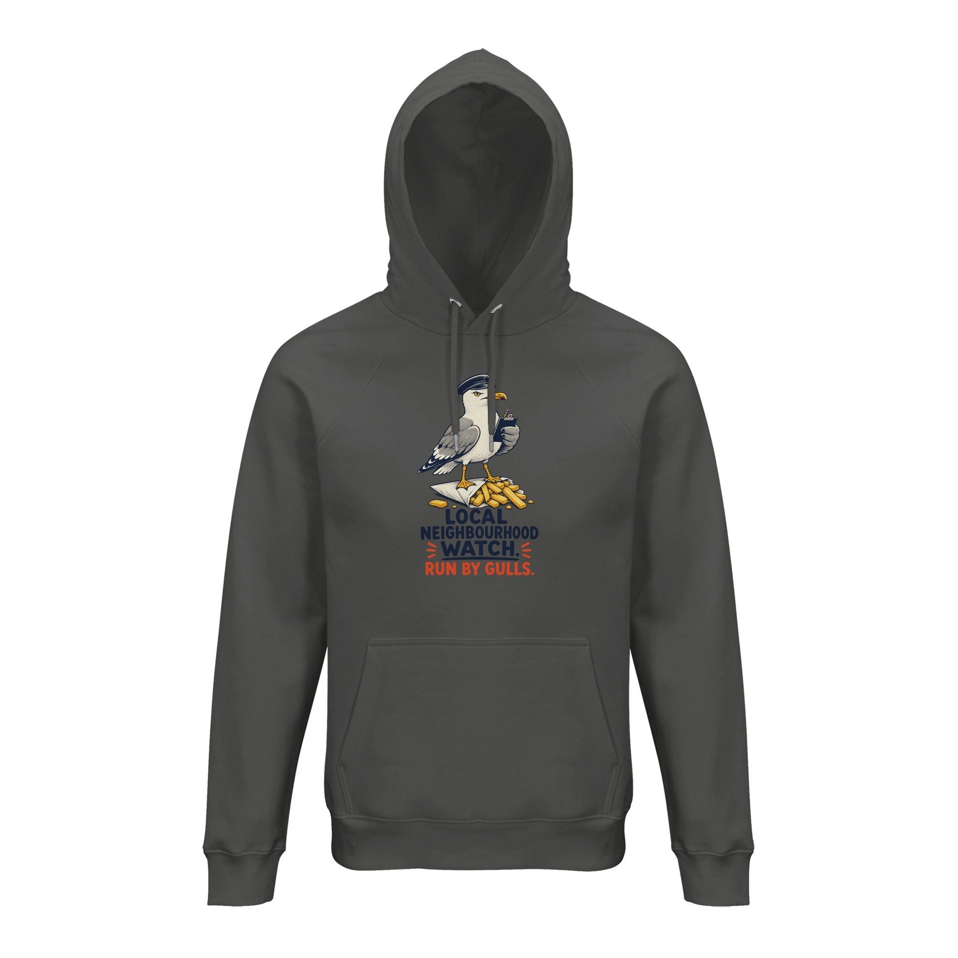 Local Neighbourhood Watch: Run by Gulls Hoodie — product view 13