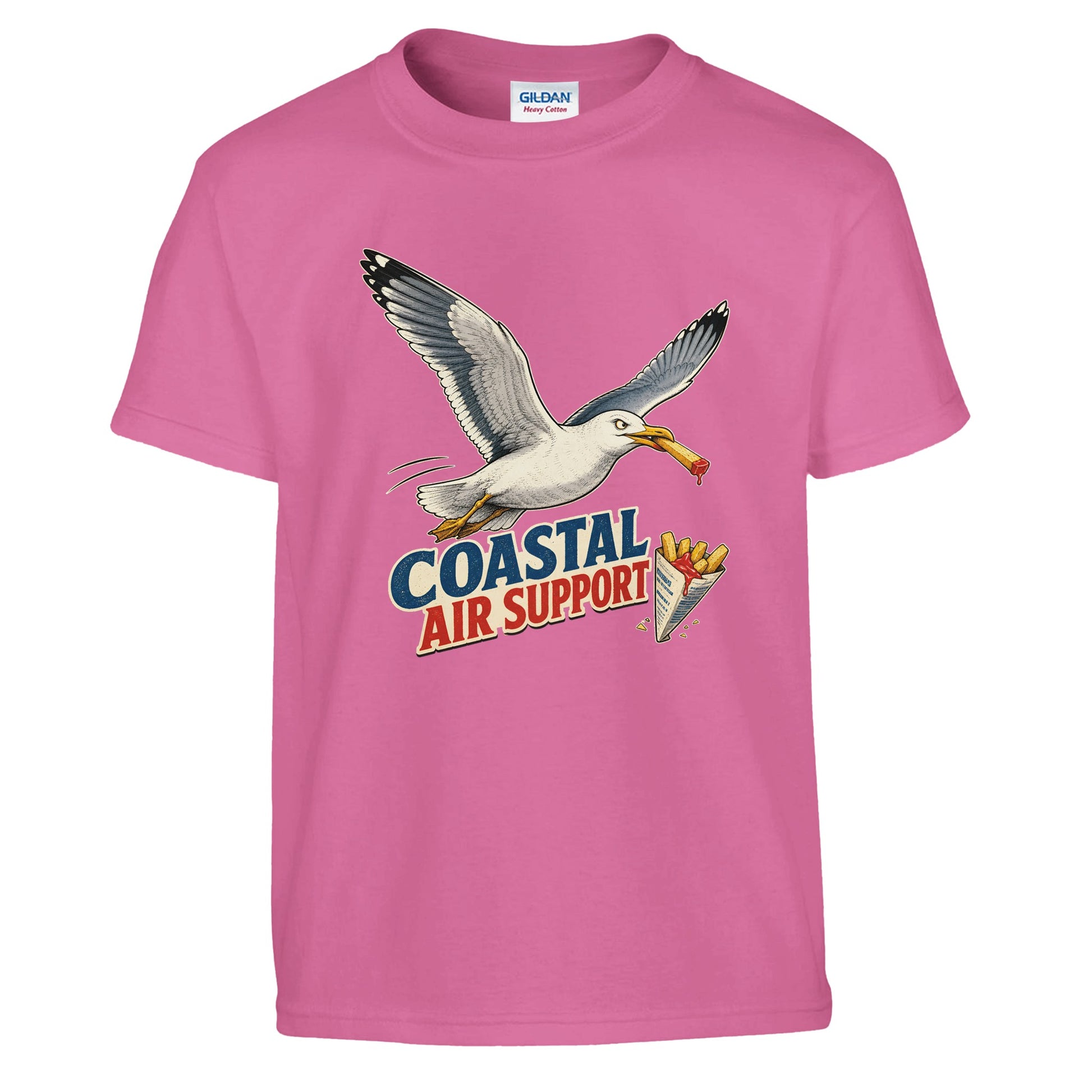 Coastal Air Support Seagull Graphic Kids' T-shirt — product view 10