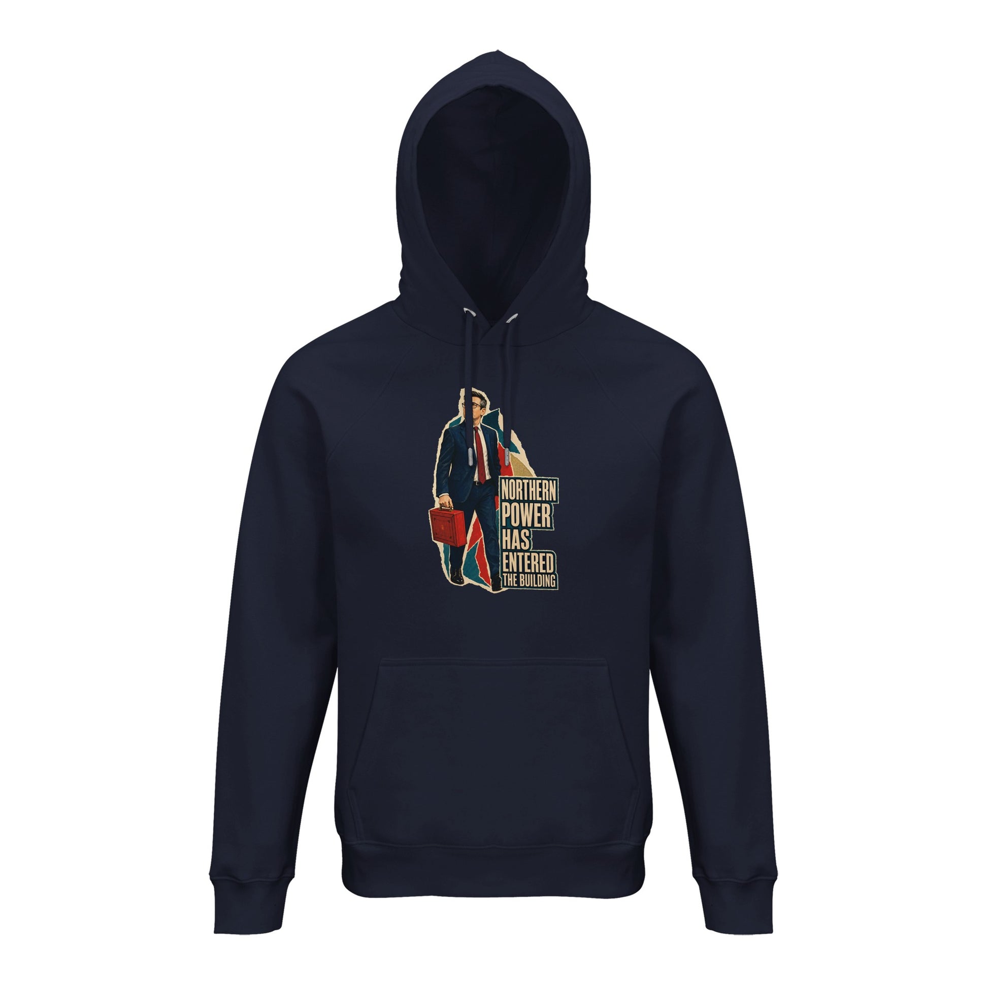 Northern Power Has Entered the Building Tote Bag Hoodie — product view 5