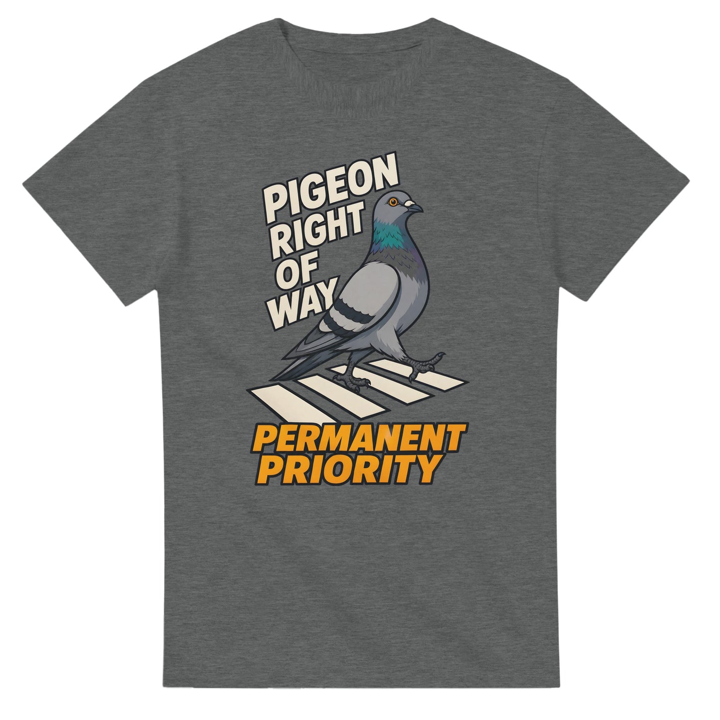 Pigeon Right of Way T-shirt — product view 3