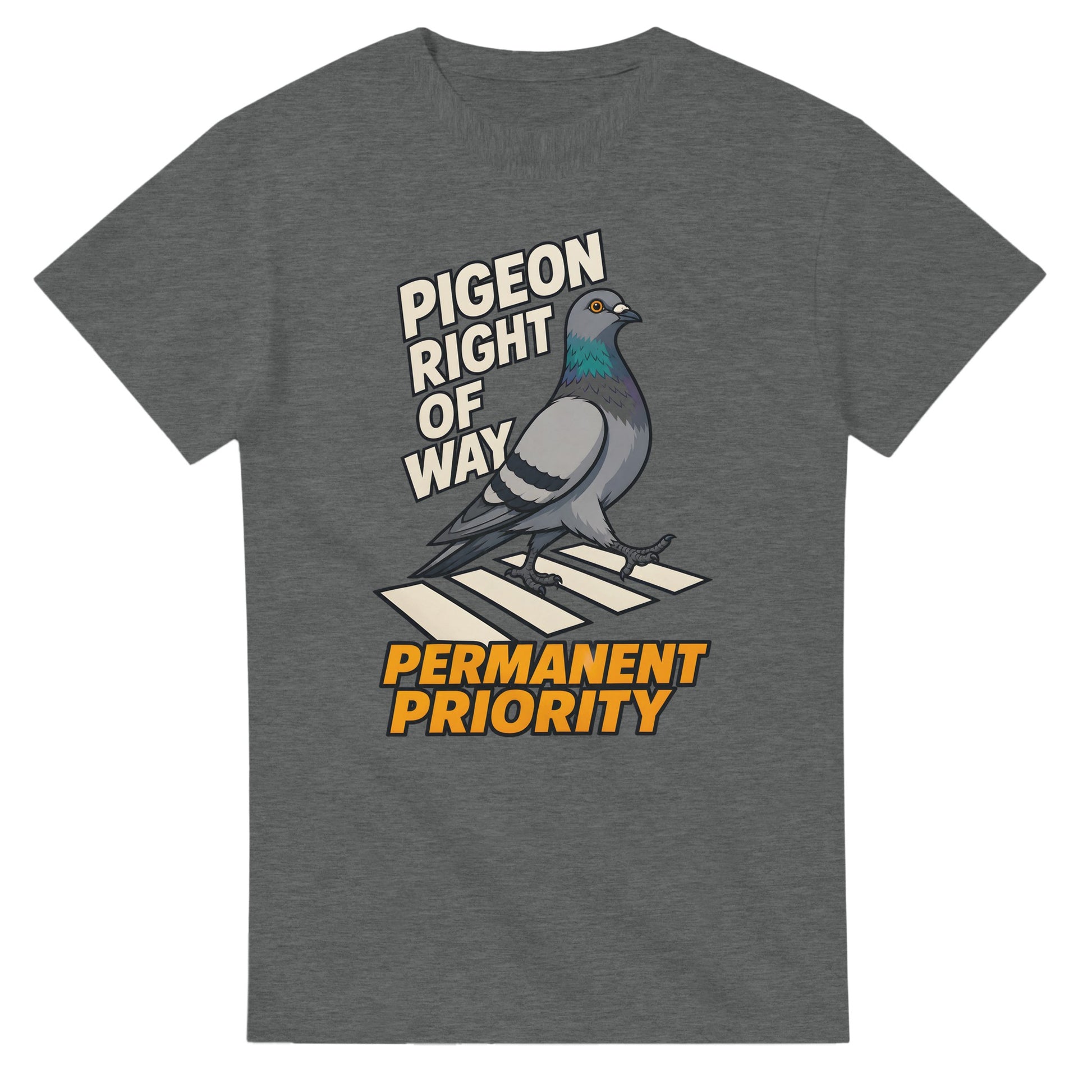 Pigeon Right of Way T-shirt — product view 3
