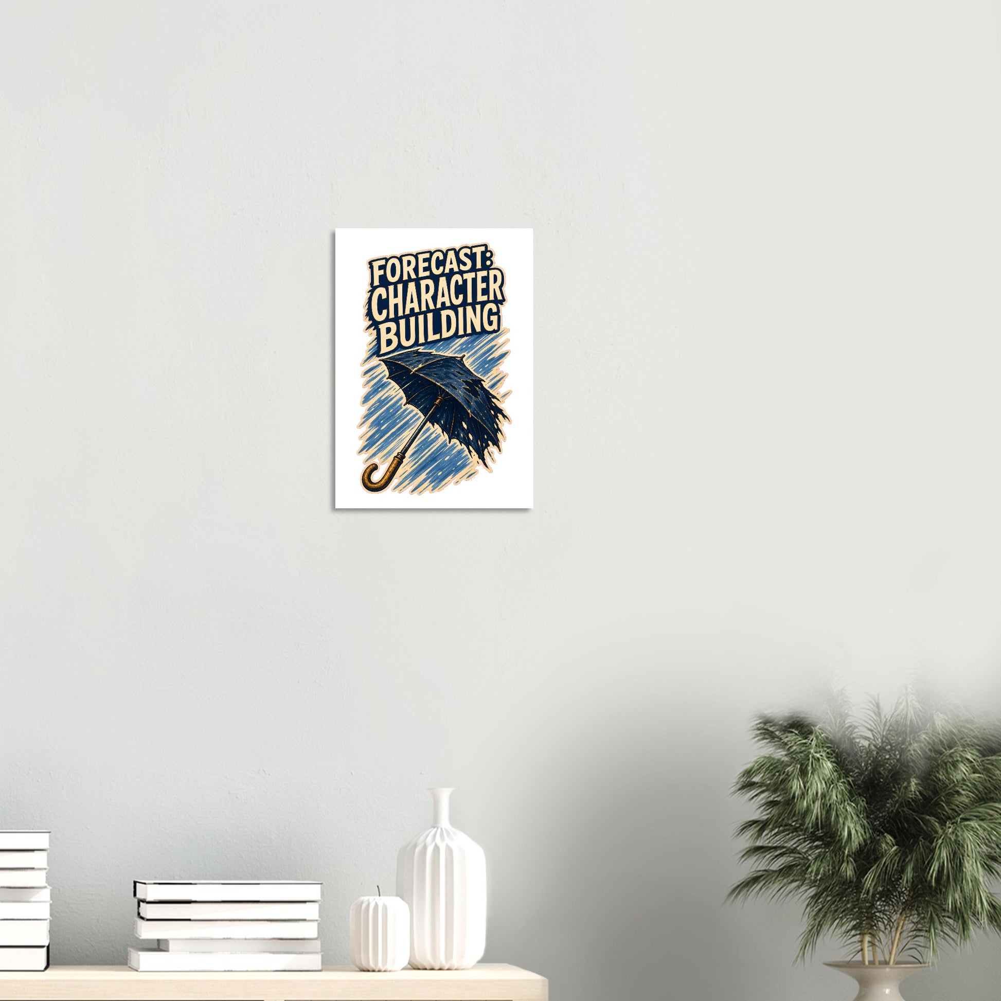 Forecast: Character Building – British Weather Poster — product view 8