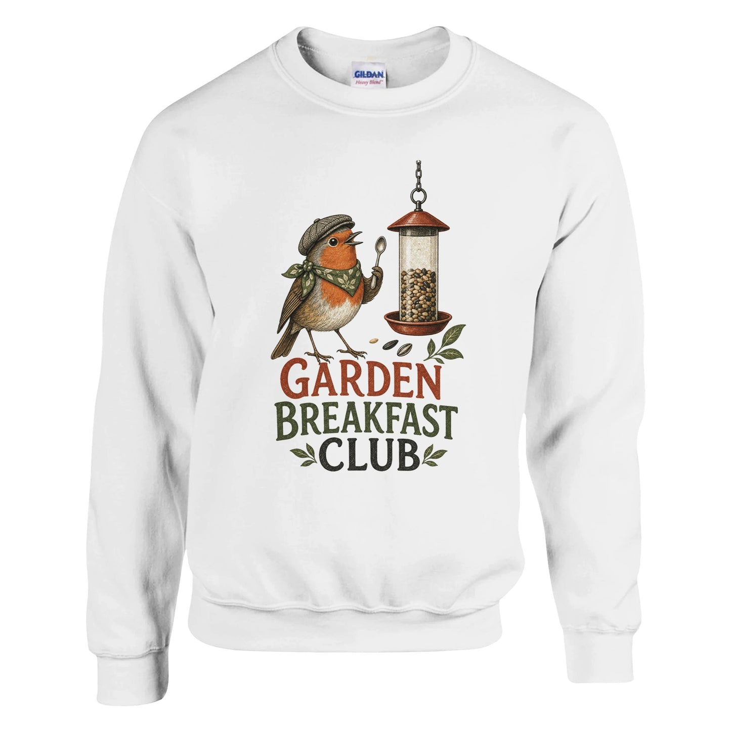 Garden Breakfast Club Robin Graphic Sweatshirt — product view 1