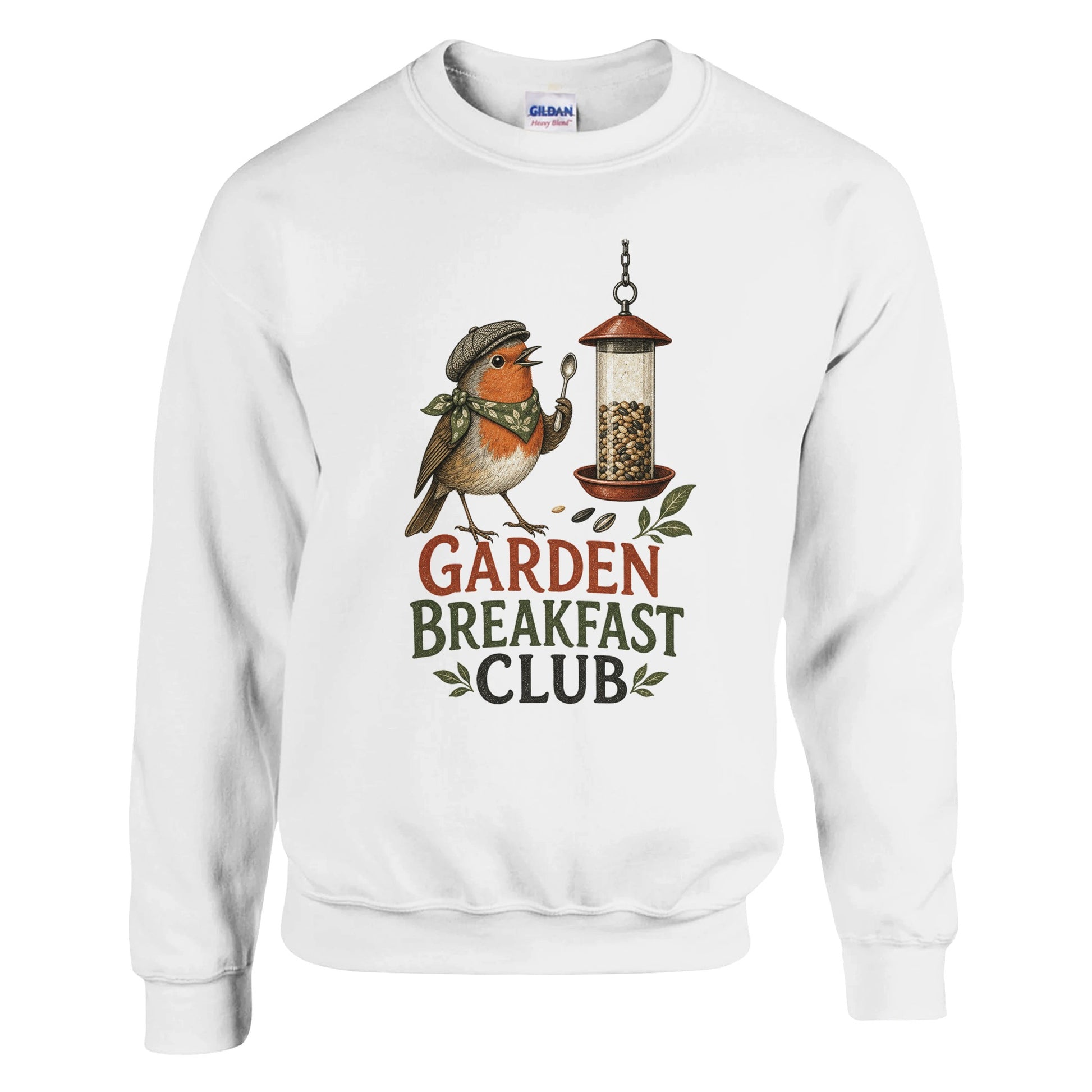 Garden Breakfast Club Robin Graphic Sweatshirt — product view 1