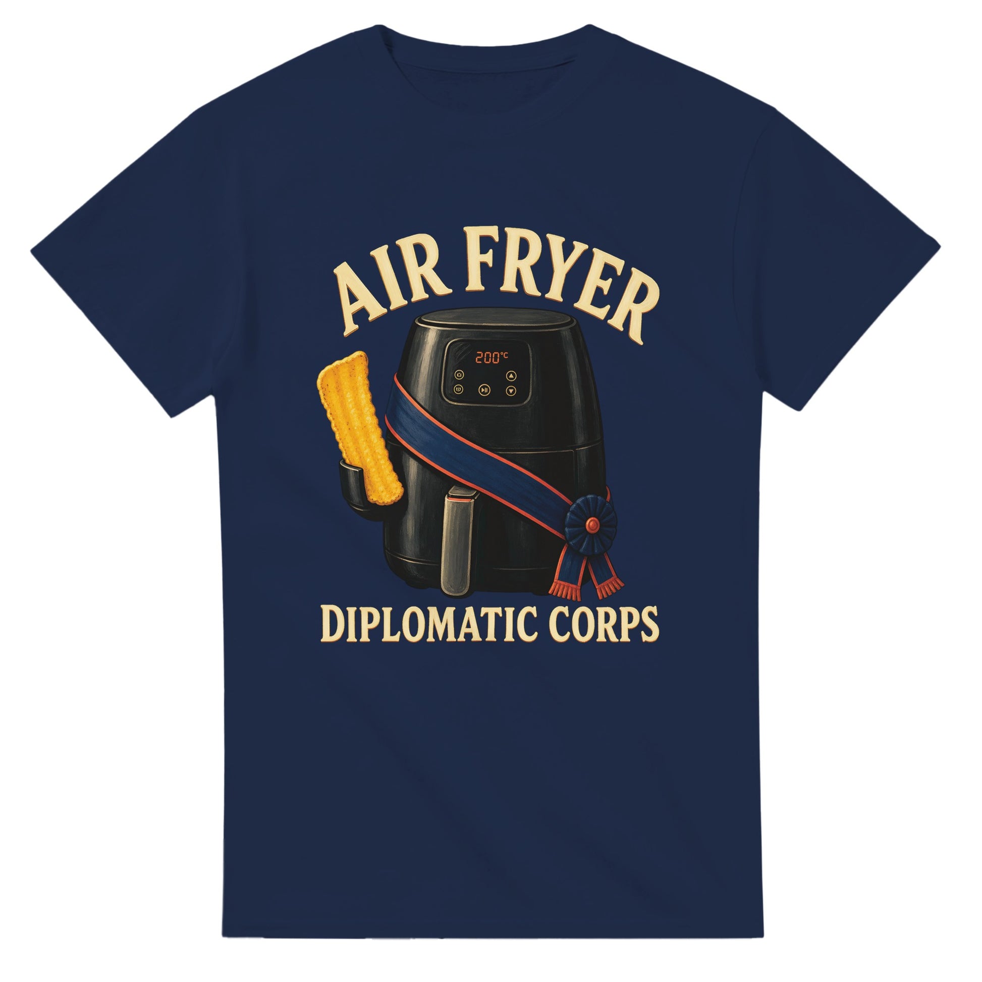 Air Fryer Diplomatic Corps T-shirt — product view 5