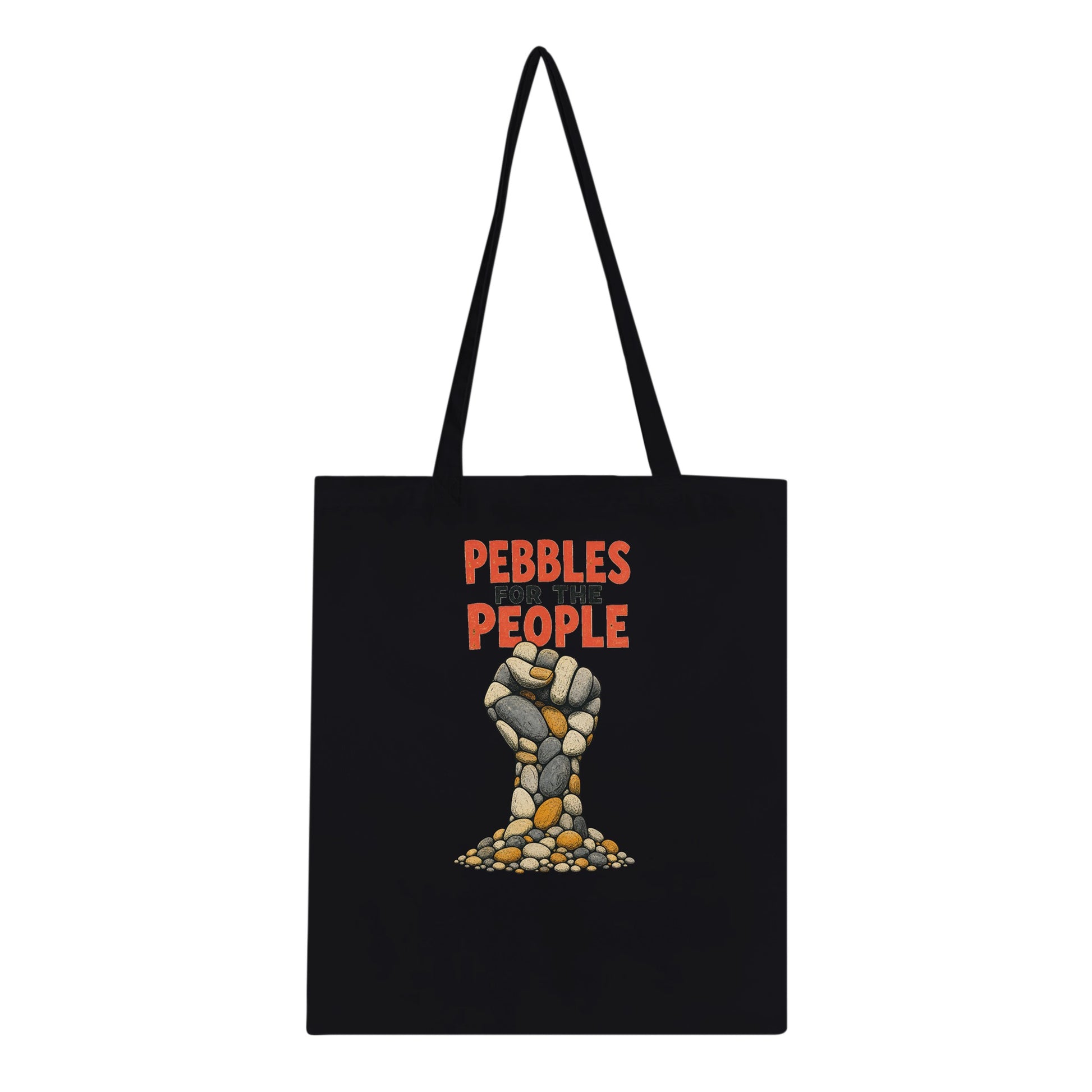 Pebbles for the People Graphic Tote Bag — product view 4