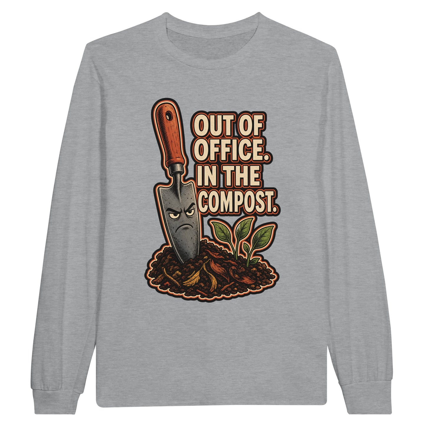 Out of Office, In the Compost Long-Sleeve T-shirt — product view 10