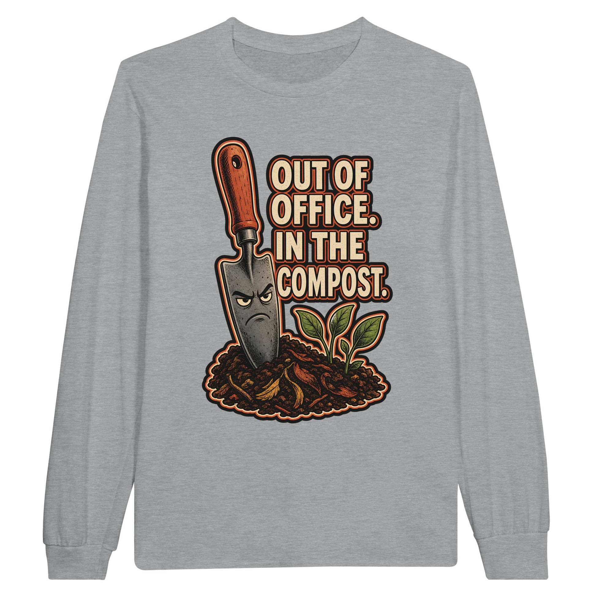 Out of Office, In the Compost Long-Sleeve T-shirt — product view 10