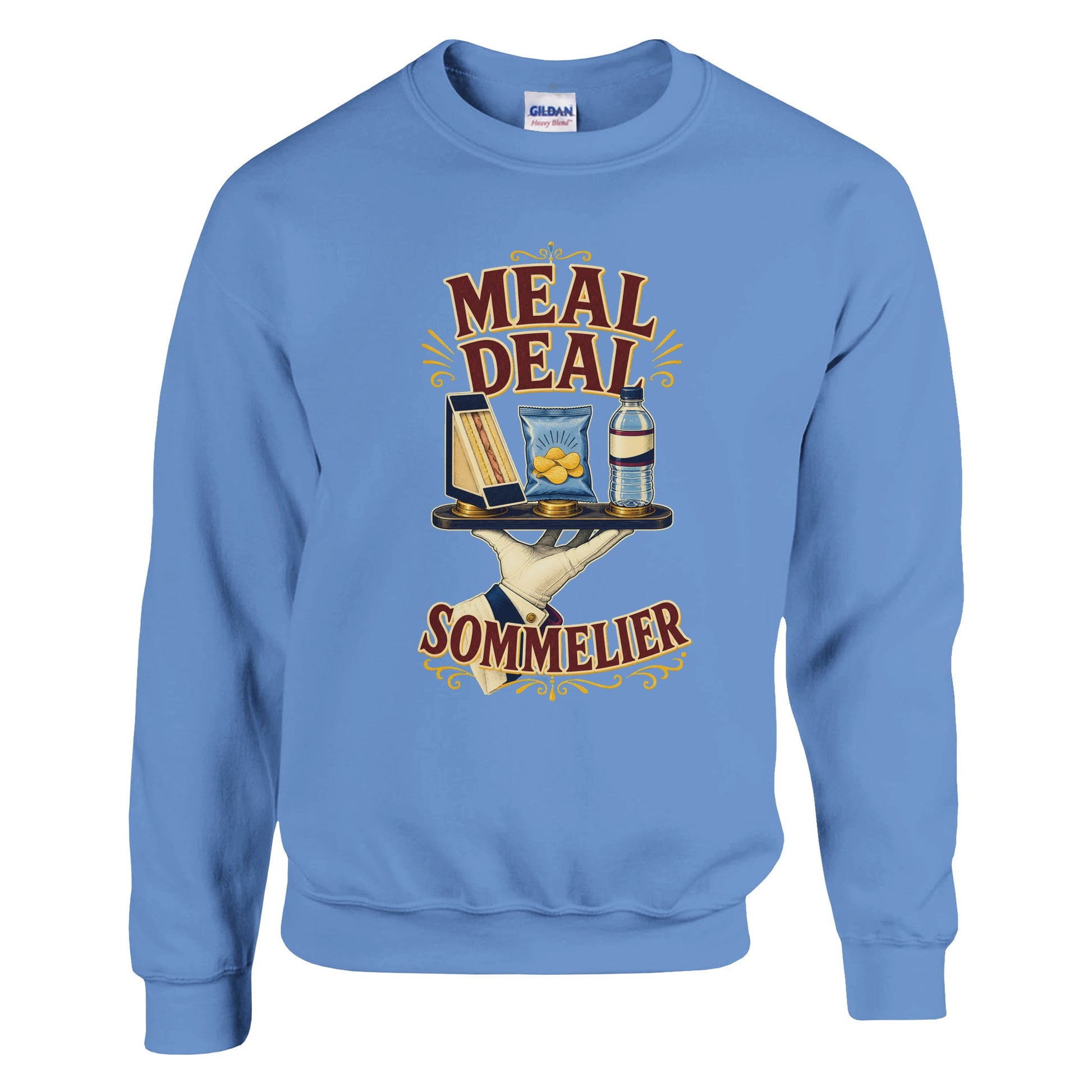 Meal Deal Sommelier British Lunch Design Sweatshirt — product view 12
