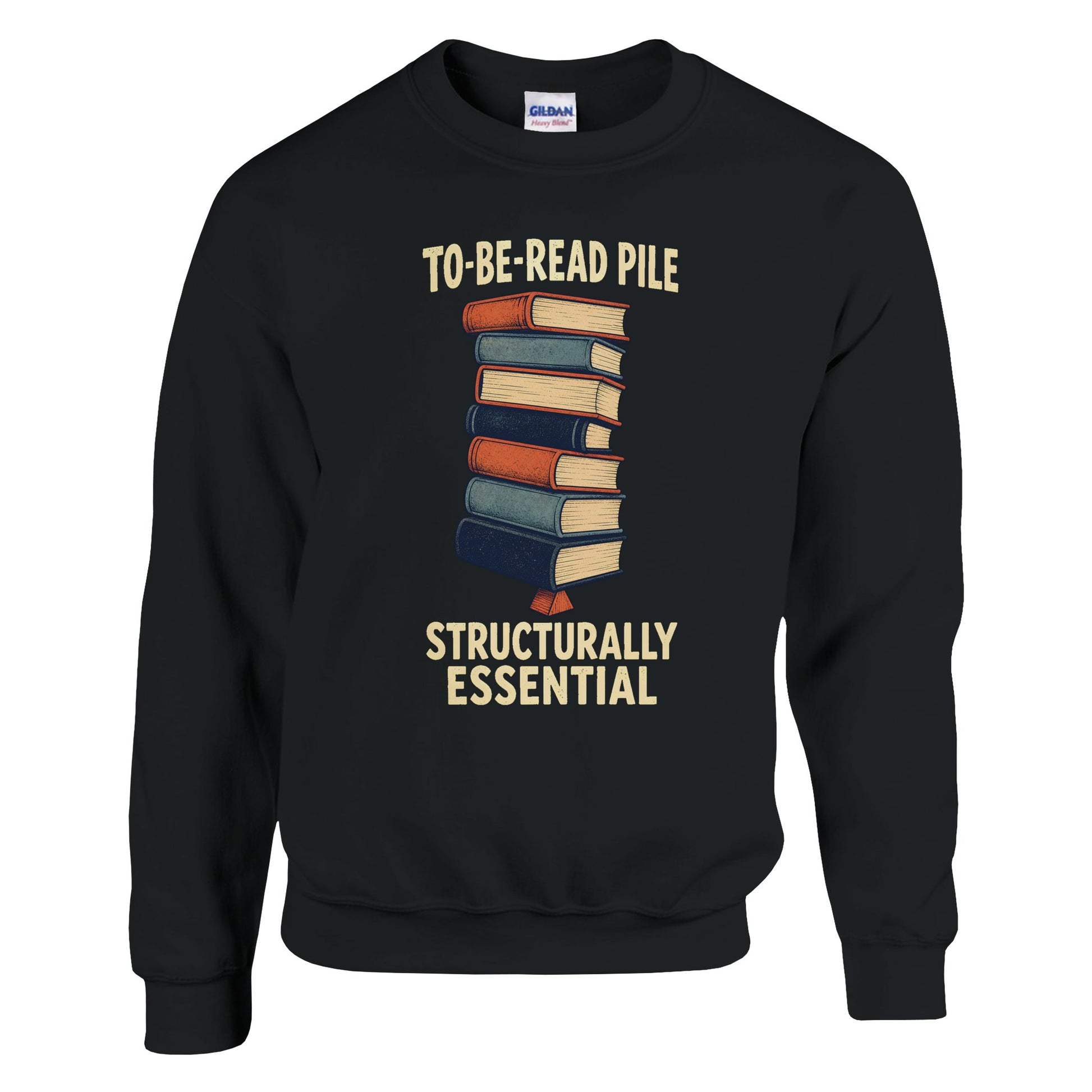 To-Be-Read Pile: Structurally Essential Book Graphic Sweatshirt — product view 8