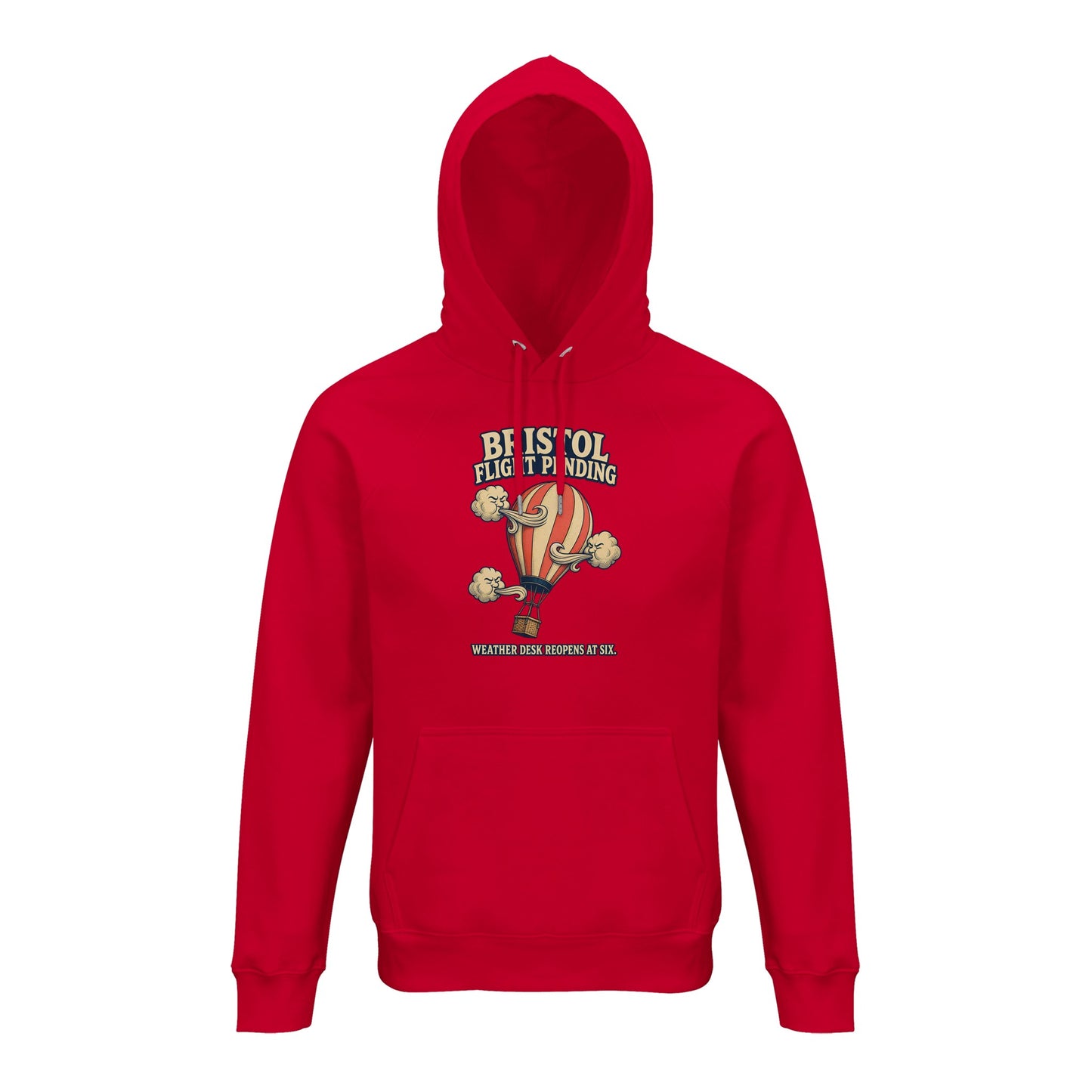 Bristol Flight Pending – Weather Desk Hoodie — product view 9