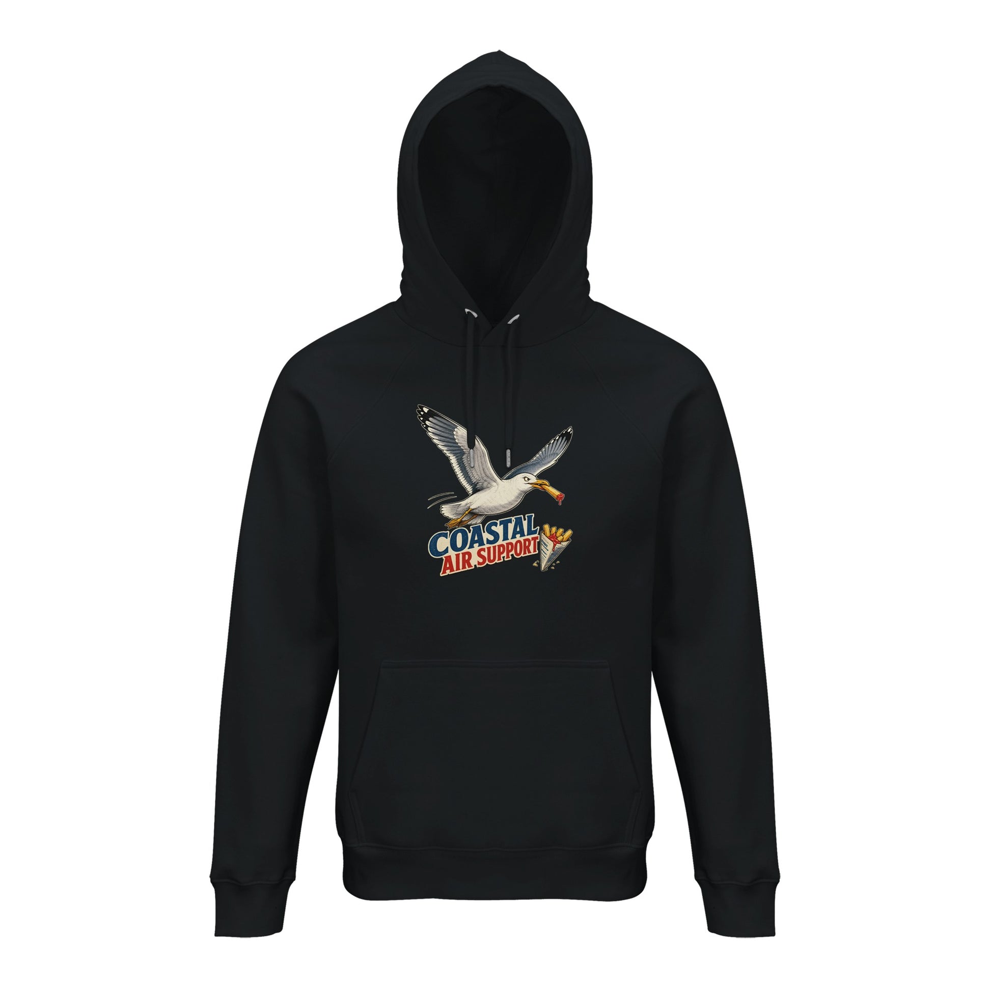 Coastal Air Support Seagull Graphic Hoodie — product view 2