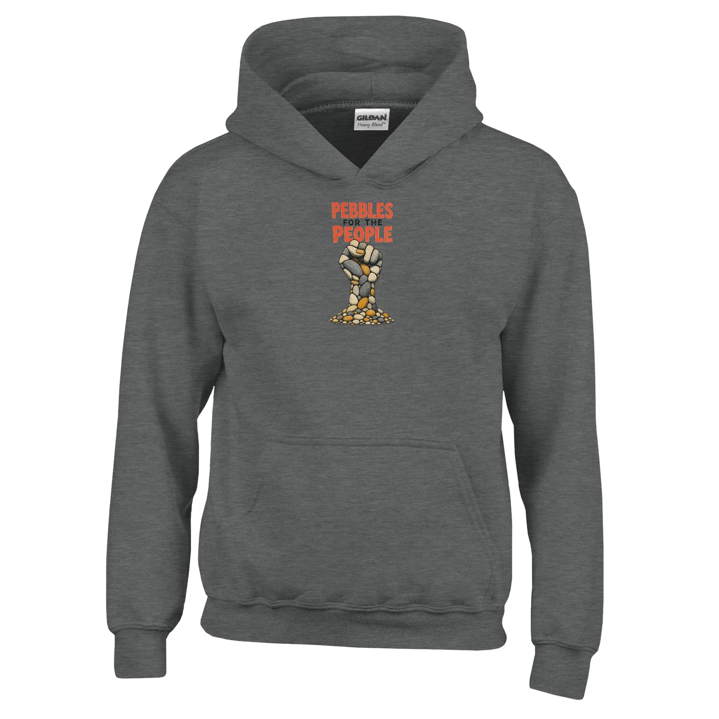 Pebbles for the People Graphic Kids' Hoodie — product view 2