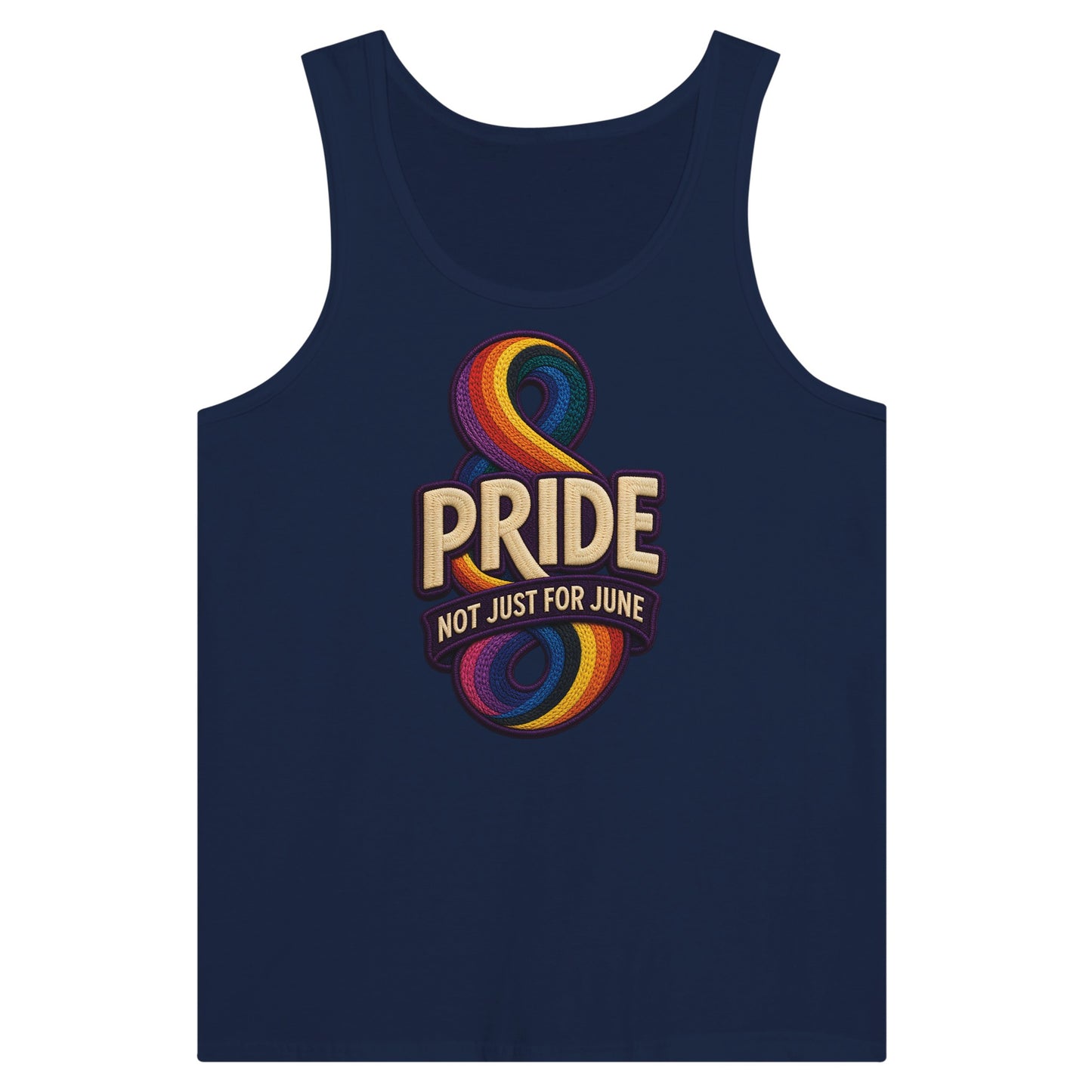 Pride: Not Just for June Premium Unisex Tank Top — product view 9