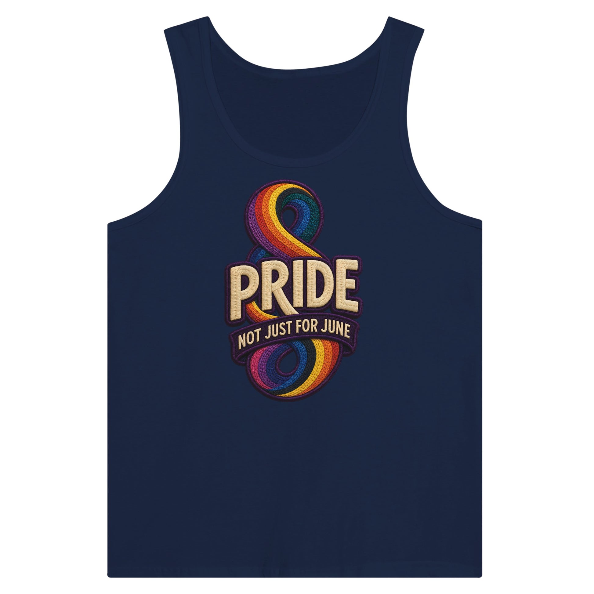 Pride: Not Just for June Premium Unisex Tank Top — product view 9