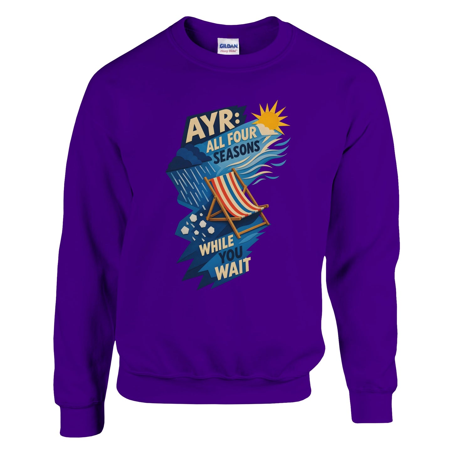 Ayr: All Four Seasons While You Wait Sweatshirt — product view 11