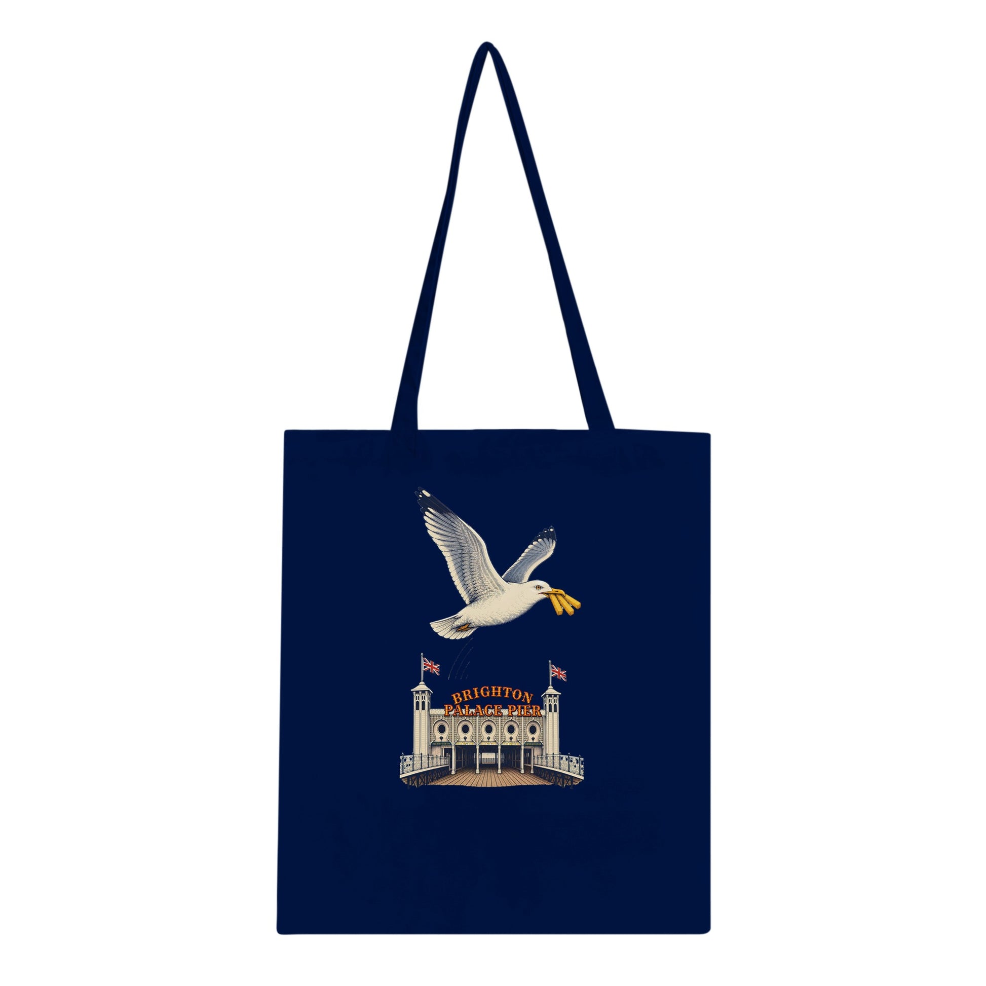 Brighton Palace Pier Chip Heist Tote Bag — product view 3