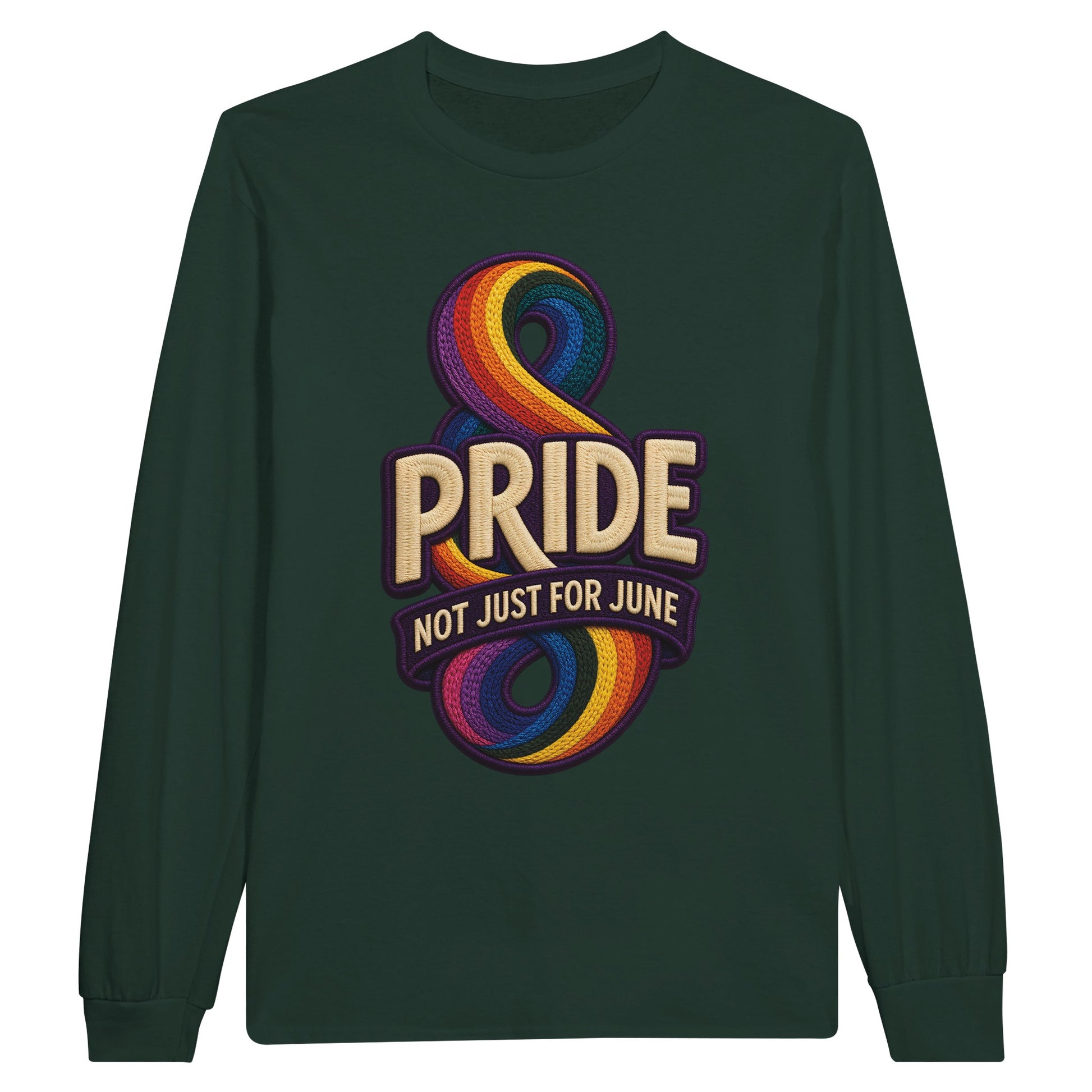 Pride: Not Just for June Long-Sleeve T-shirt — product view 5