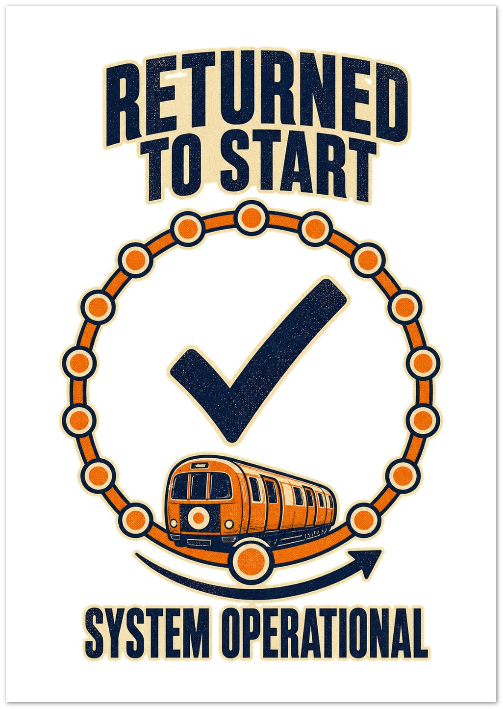 Glasgow Subway: System Operational Greeting Card Pack — product view 2