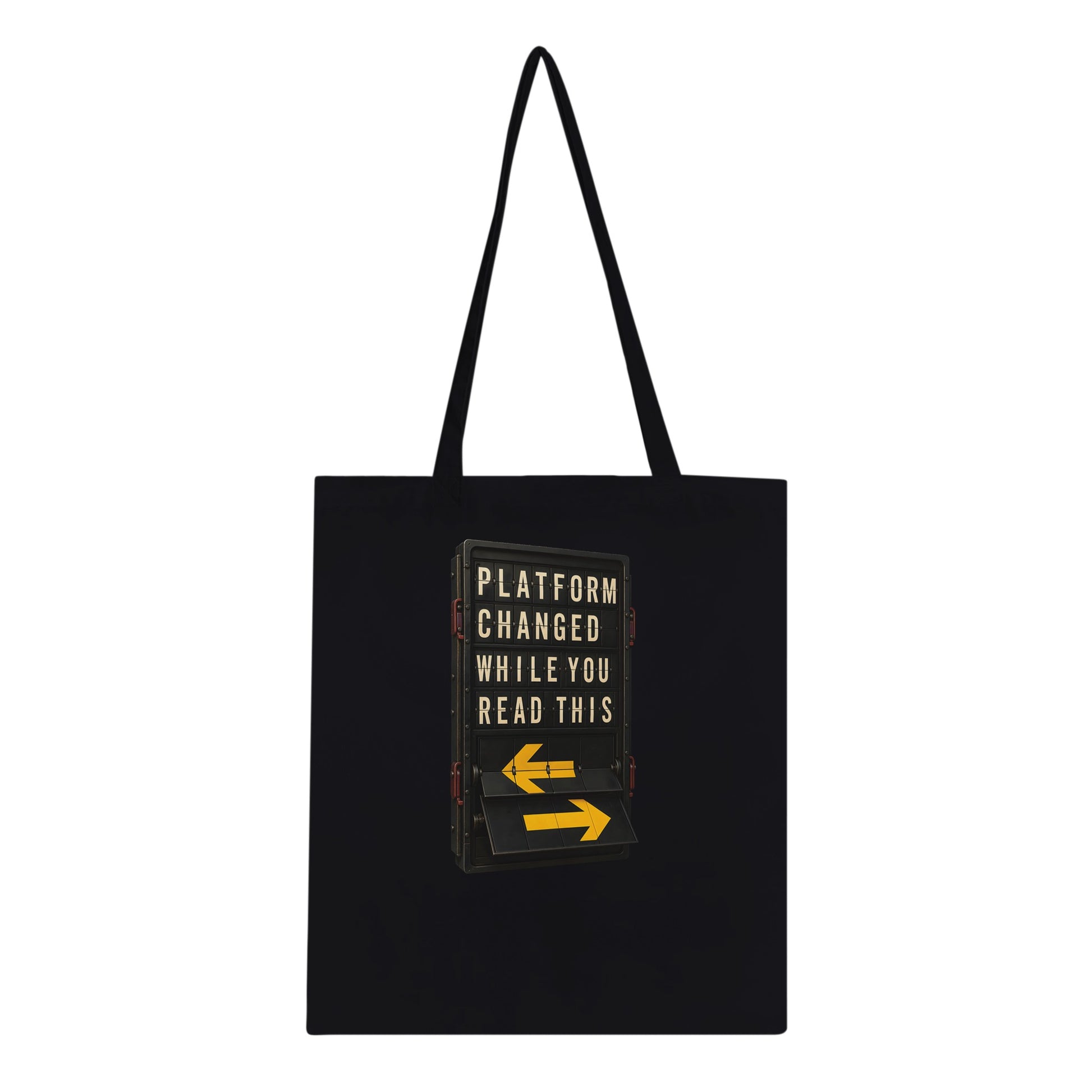 Platform Changed While You Read This Tote Bag — product view 4