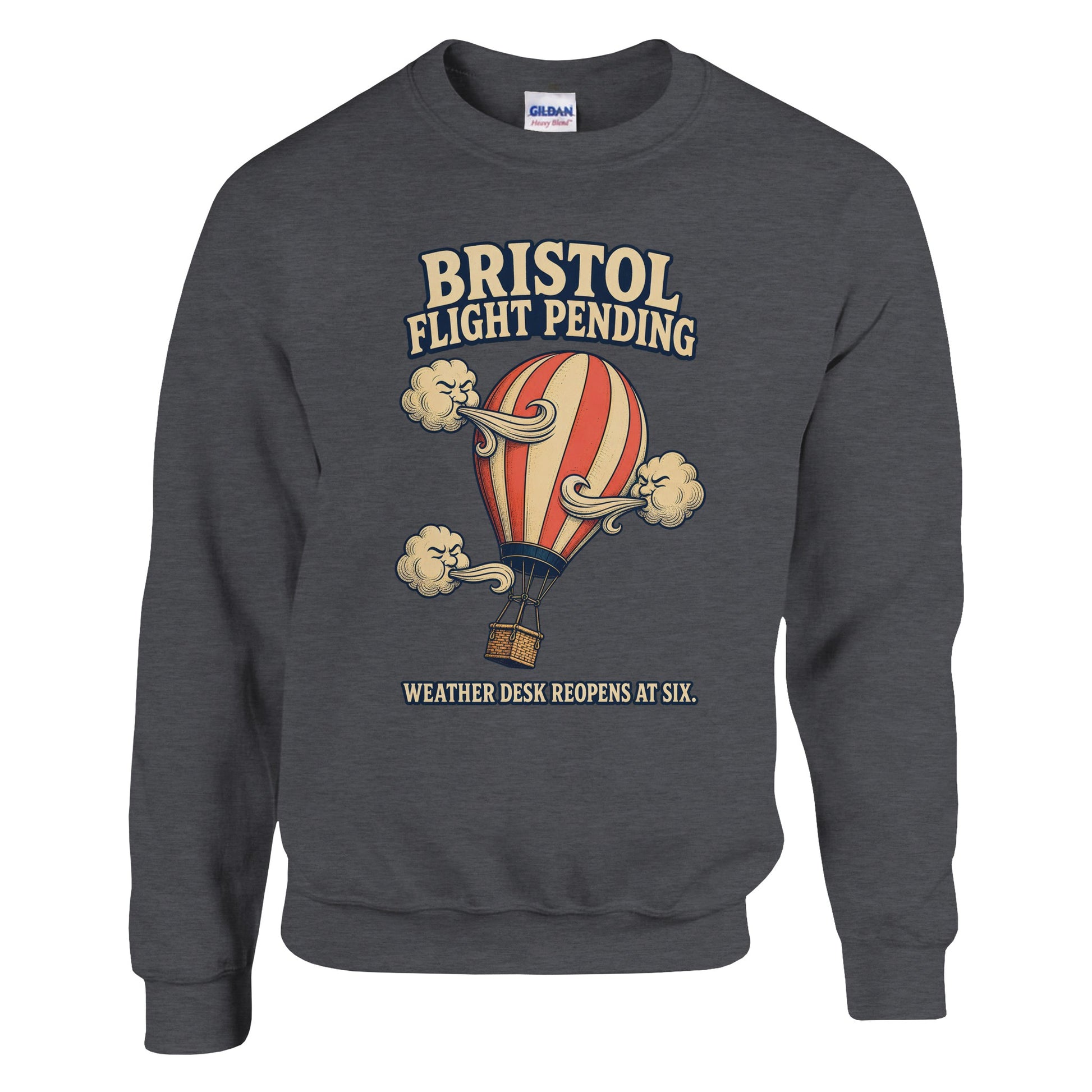 Bristol Flight Pending – Weather Desk Sweatshirt — product view 10