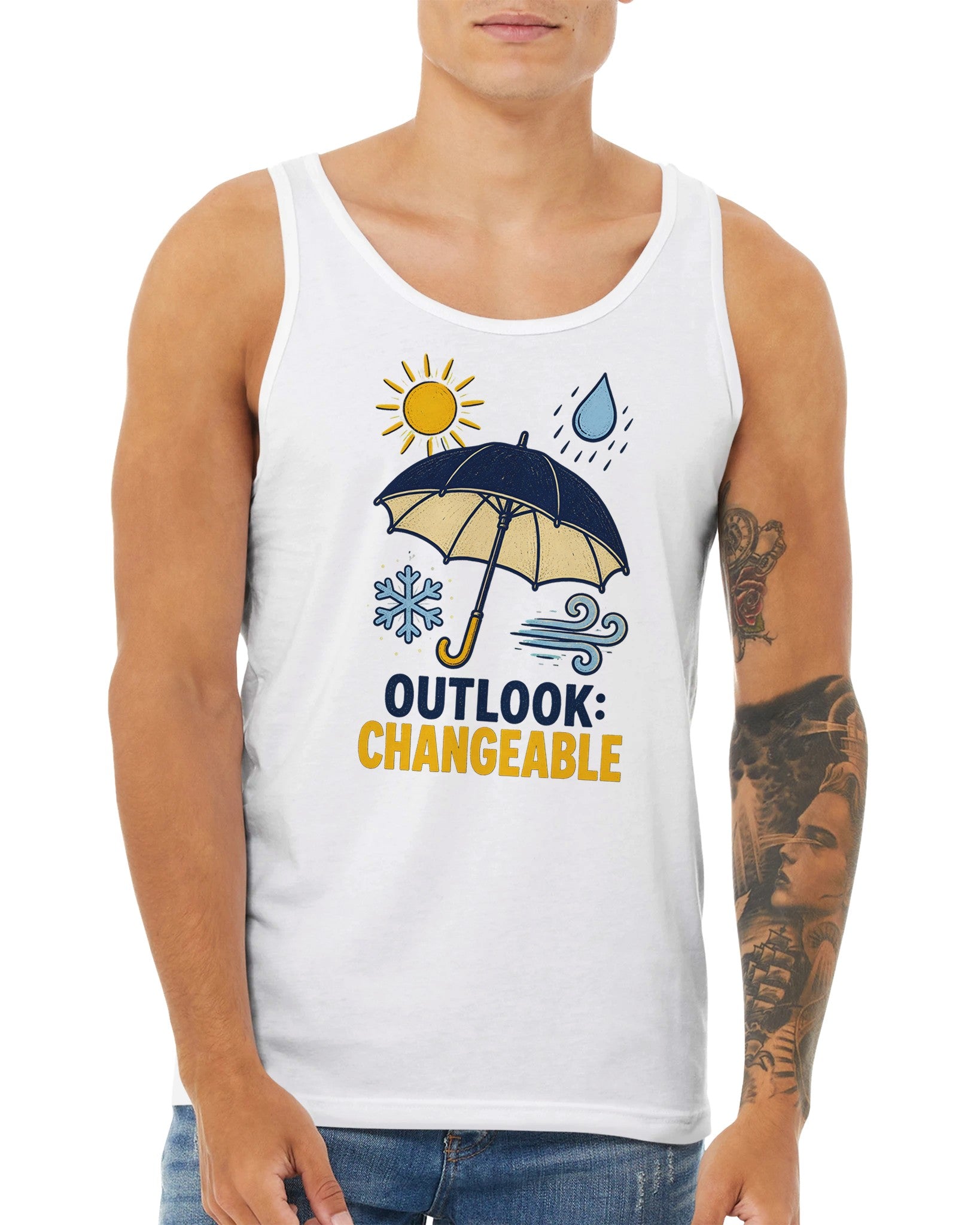Outlook: Changeable Premium Unisex Tank Top — product view 15