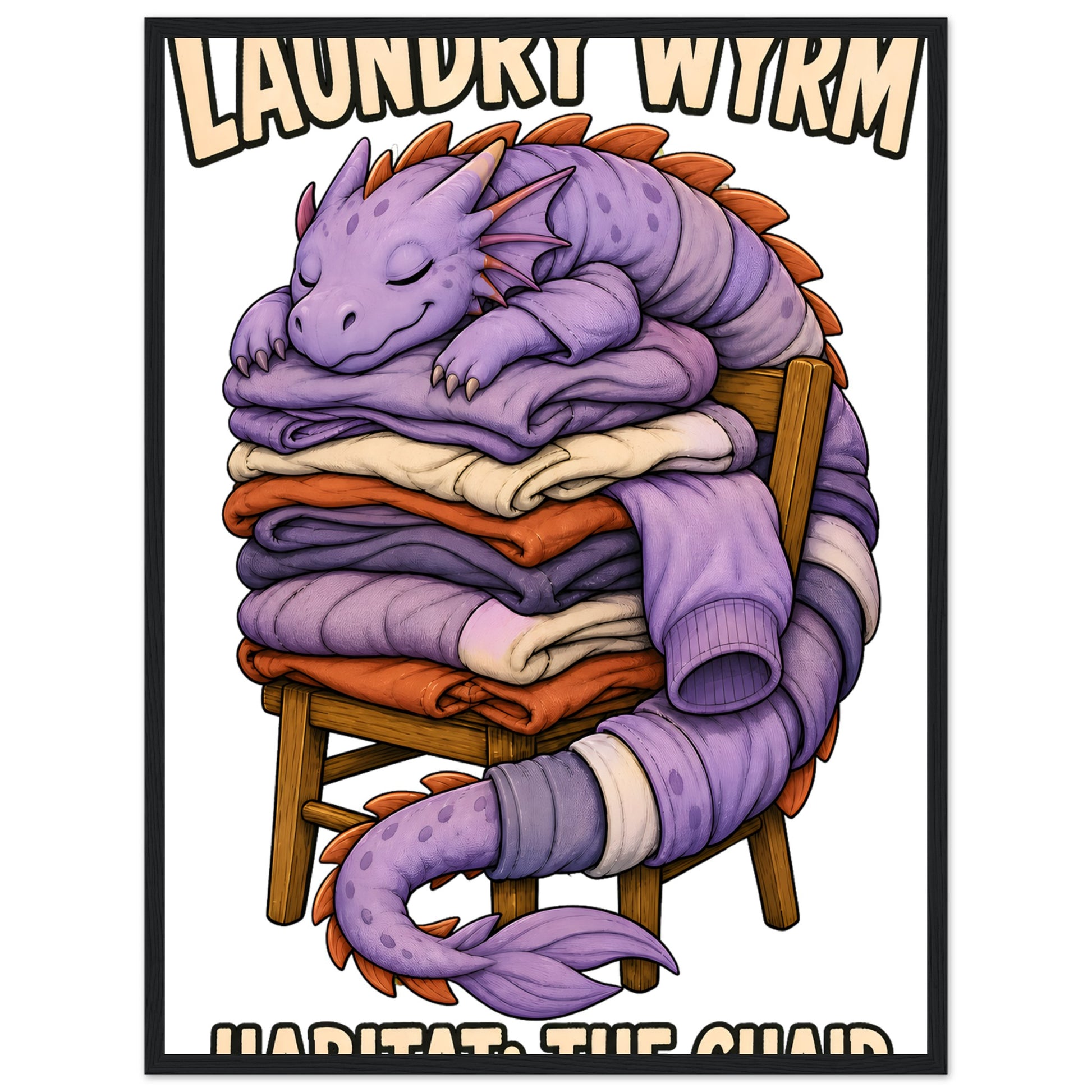 Laundry Wyrm – Habitat: The Chair Framed Wall Art — product view 4