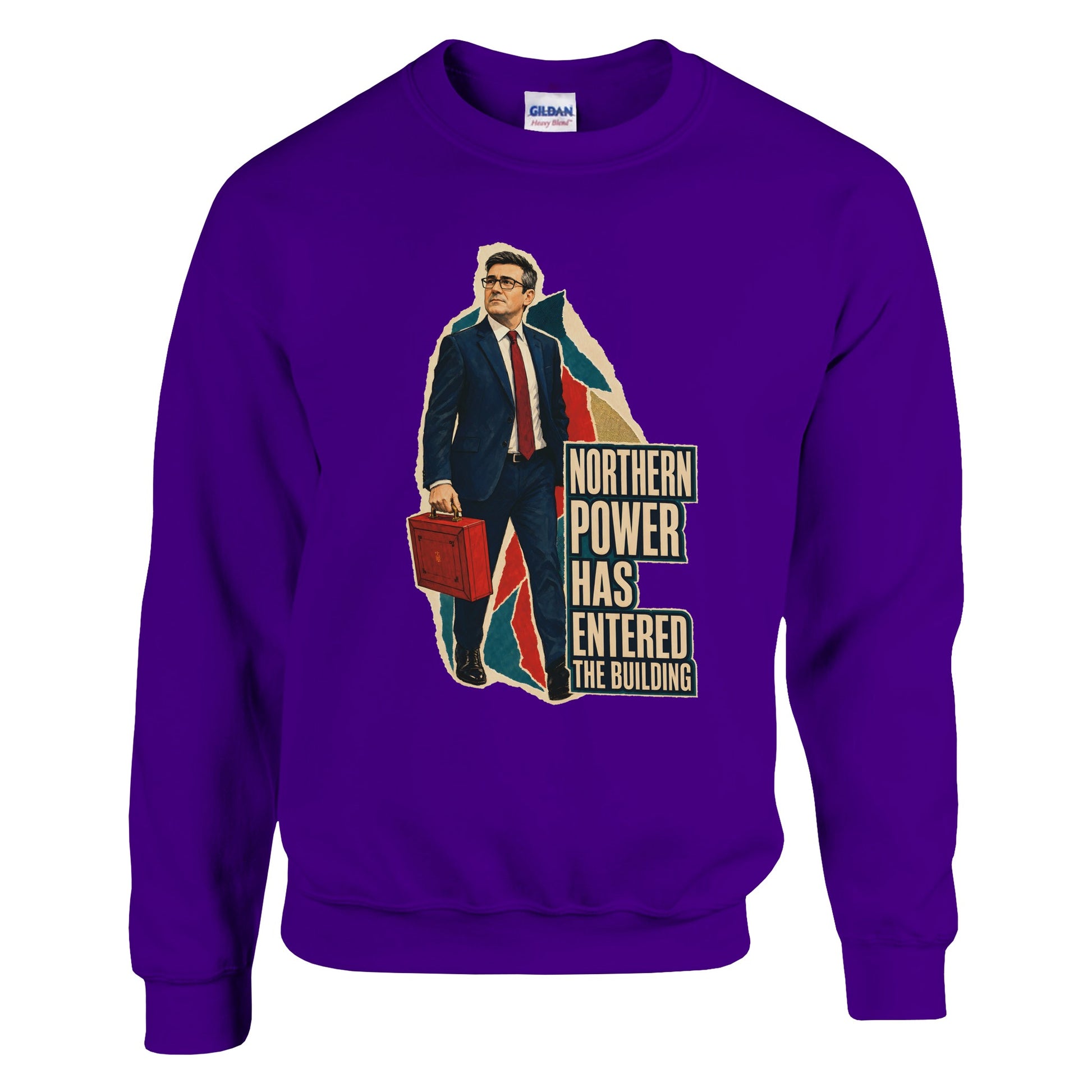 Northern Power Has Entered the Building Tote Bag Sweatshirt — product view 6