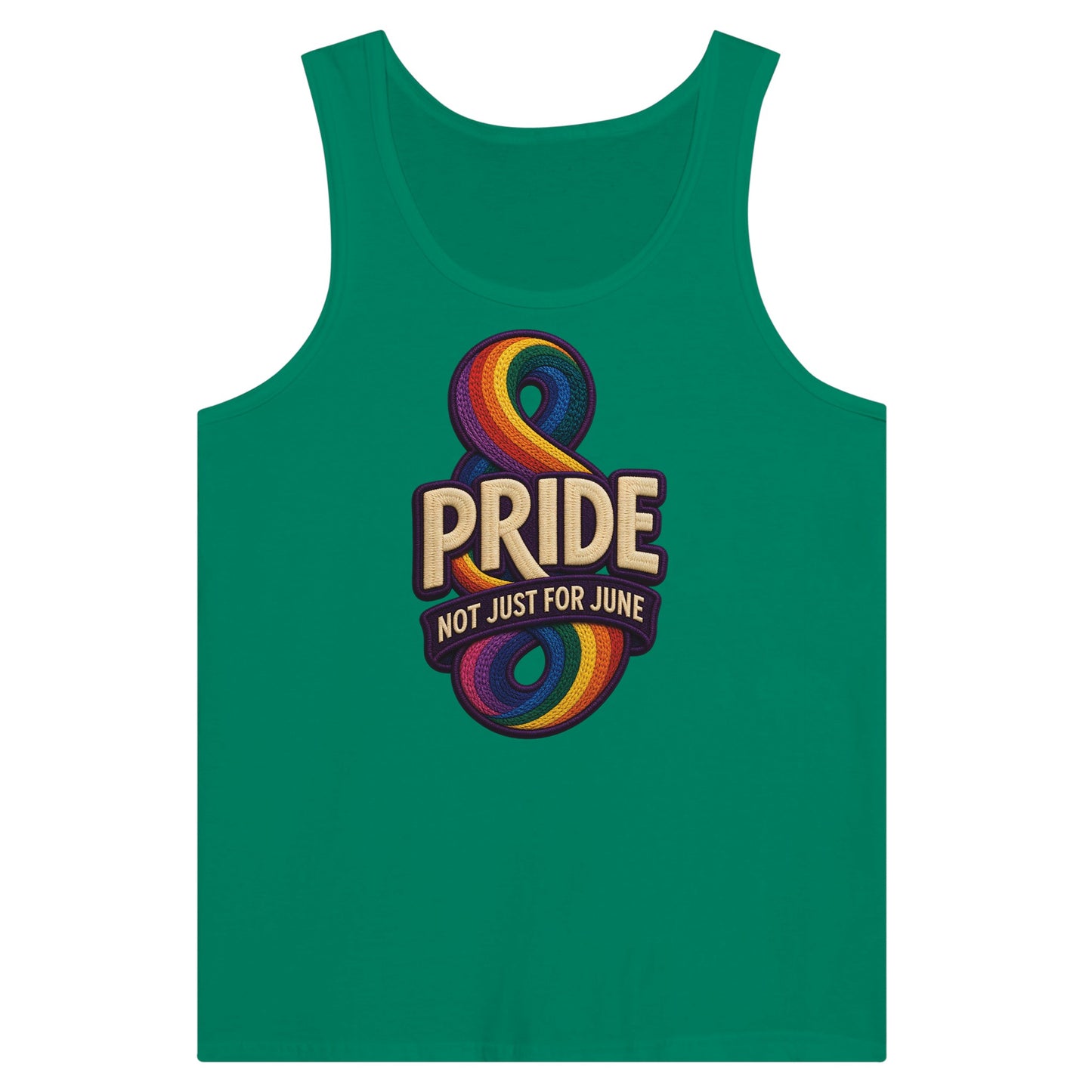 Pride: Not Just for June Premium Unisex Tank Top — product view 10
