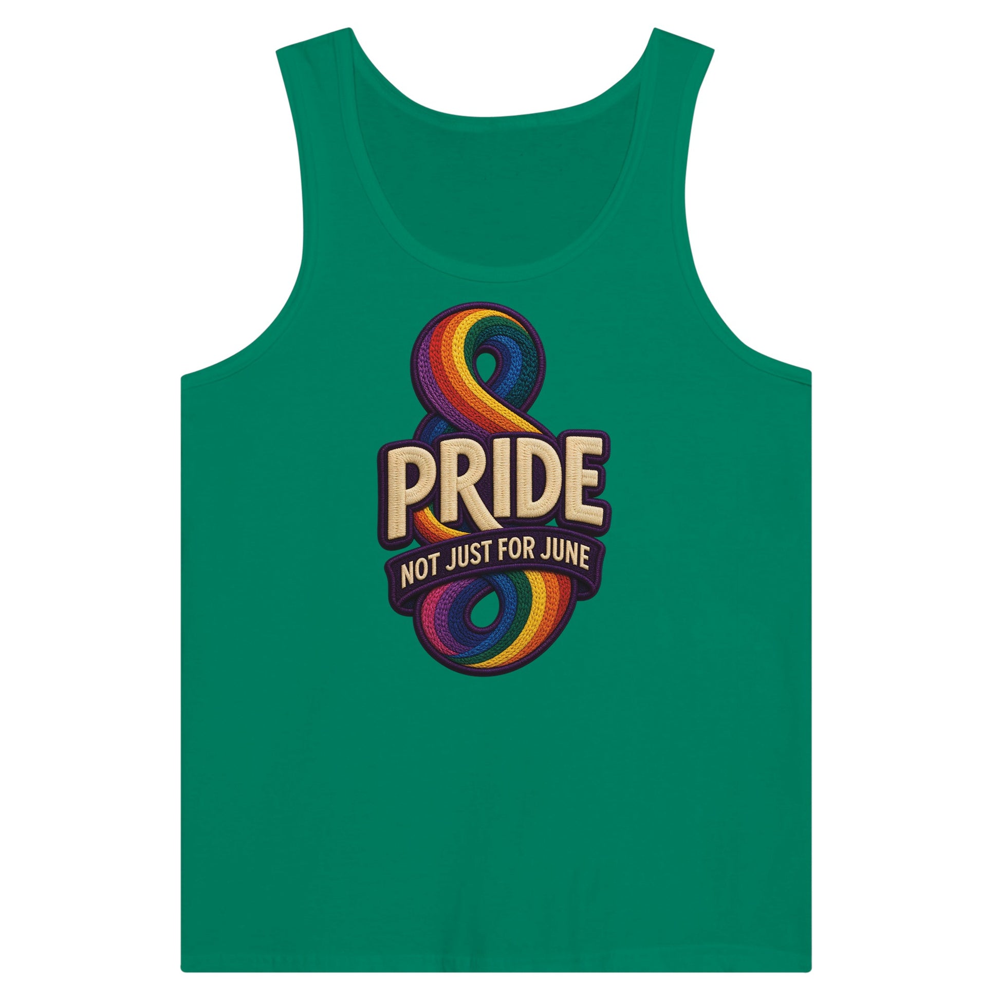 Pride: Not Just for June Premium Unisex Tank Top — product view 10