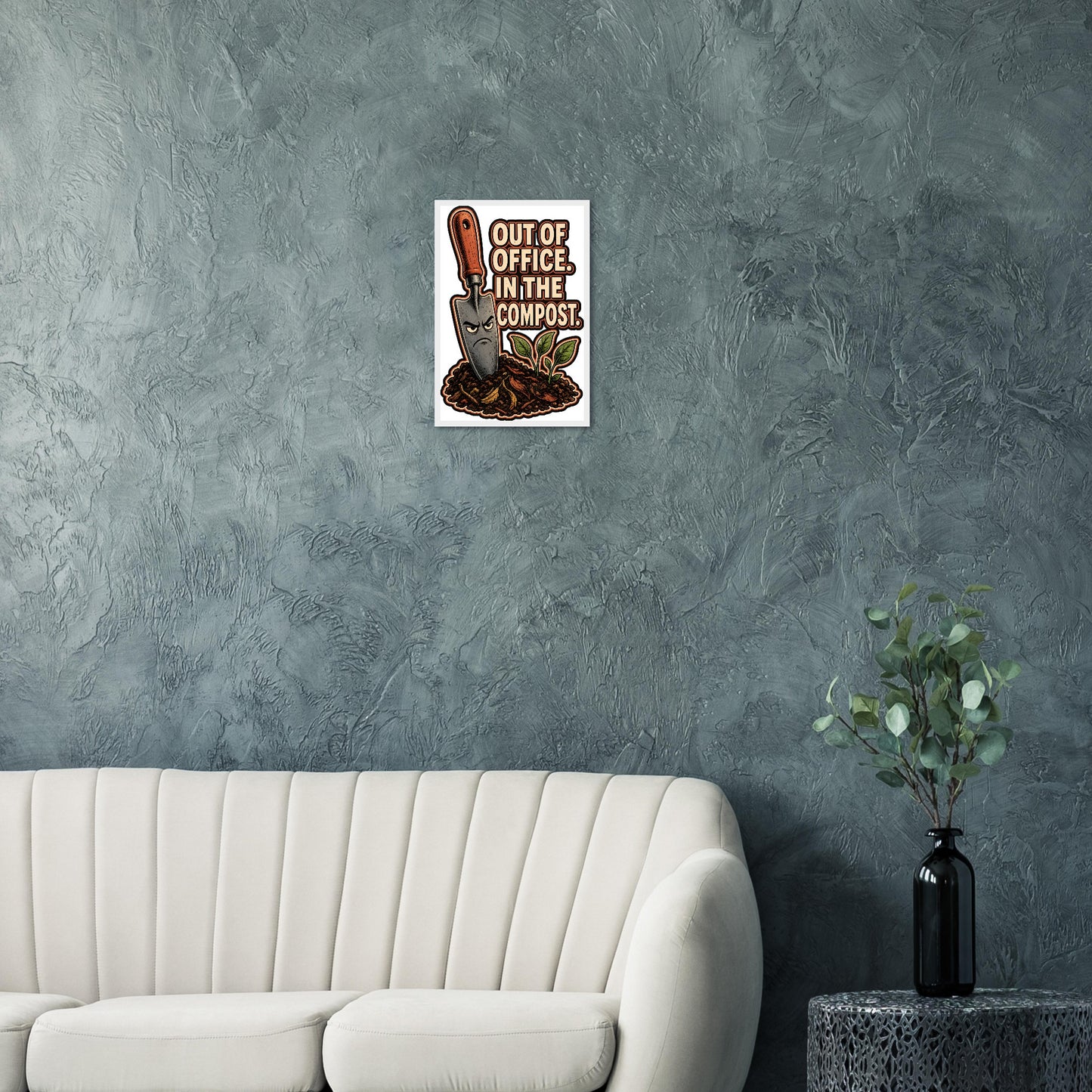 Out of Office, In the Compost Framed Wall Art — product view 12
