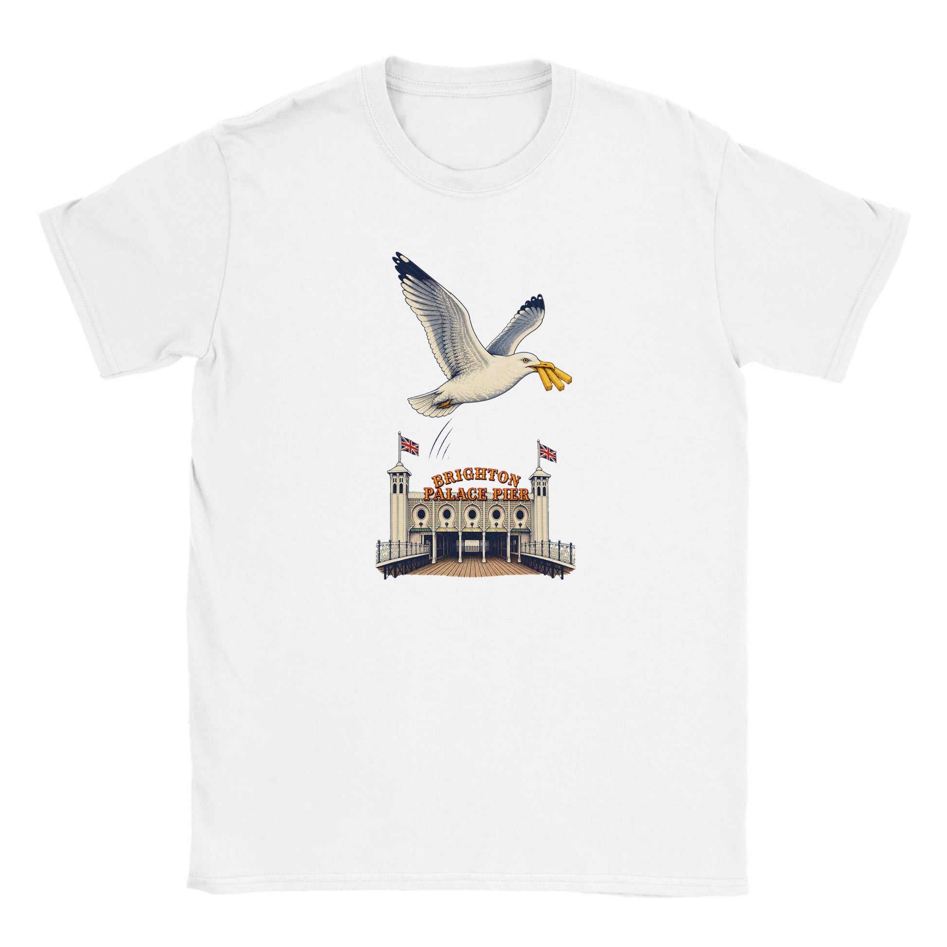 Brighton Palace Pier Chip Heist Kids' T-shirt — product view 15