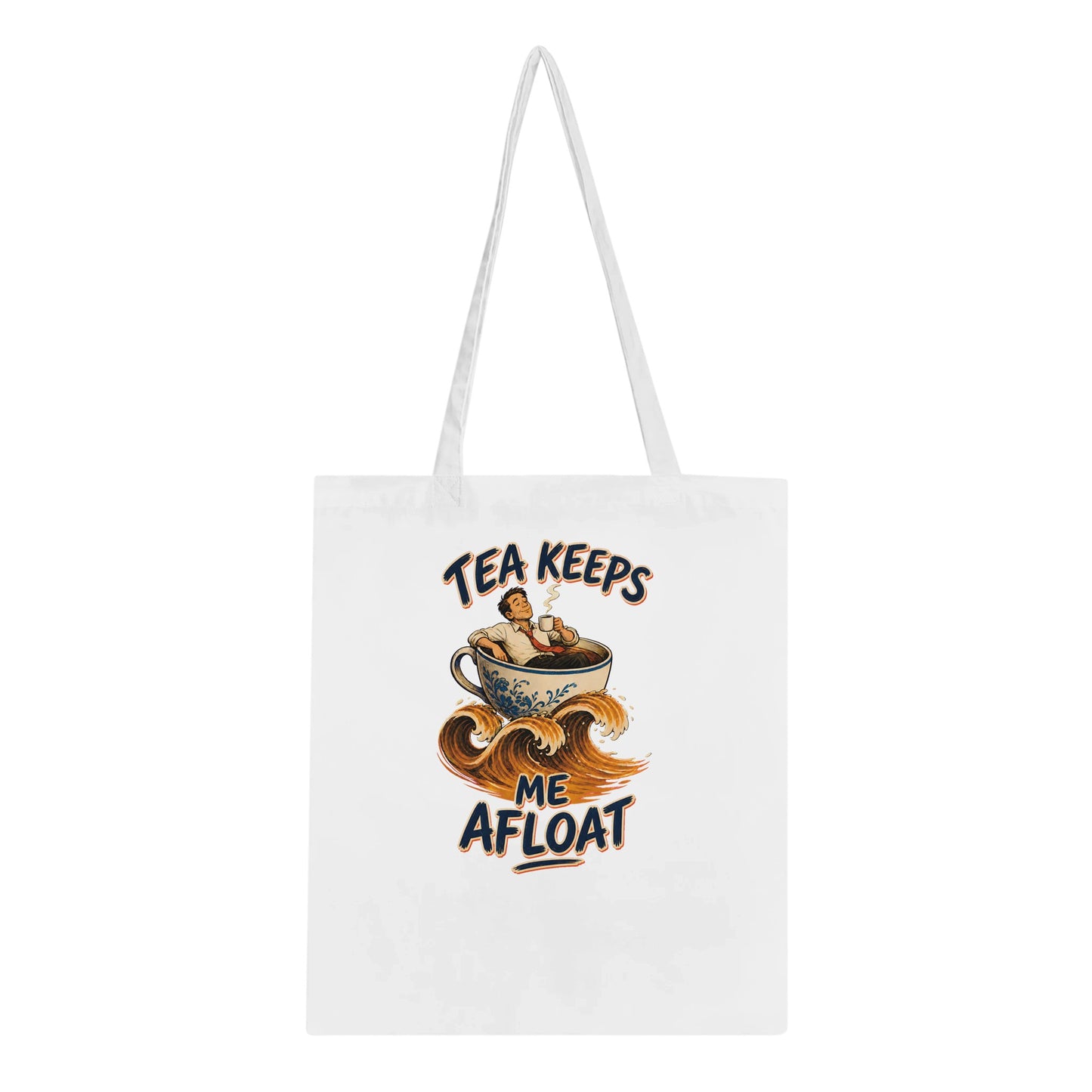 Tea Keeps Me Afloat Tote Bag — product view 5