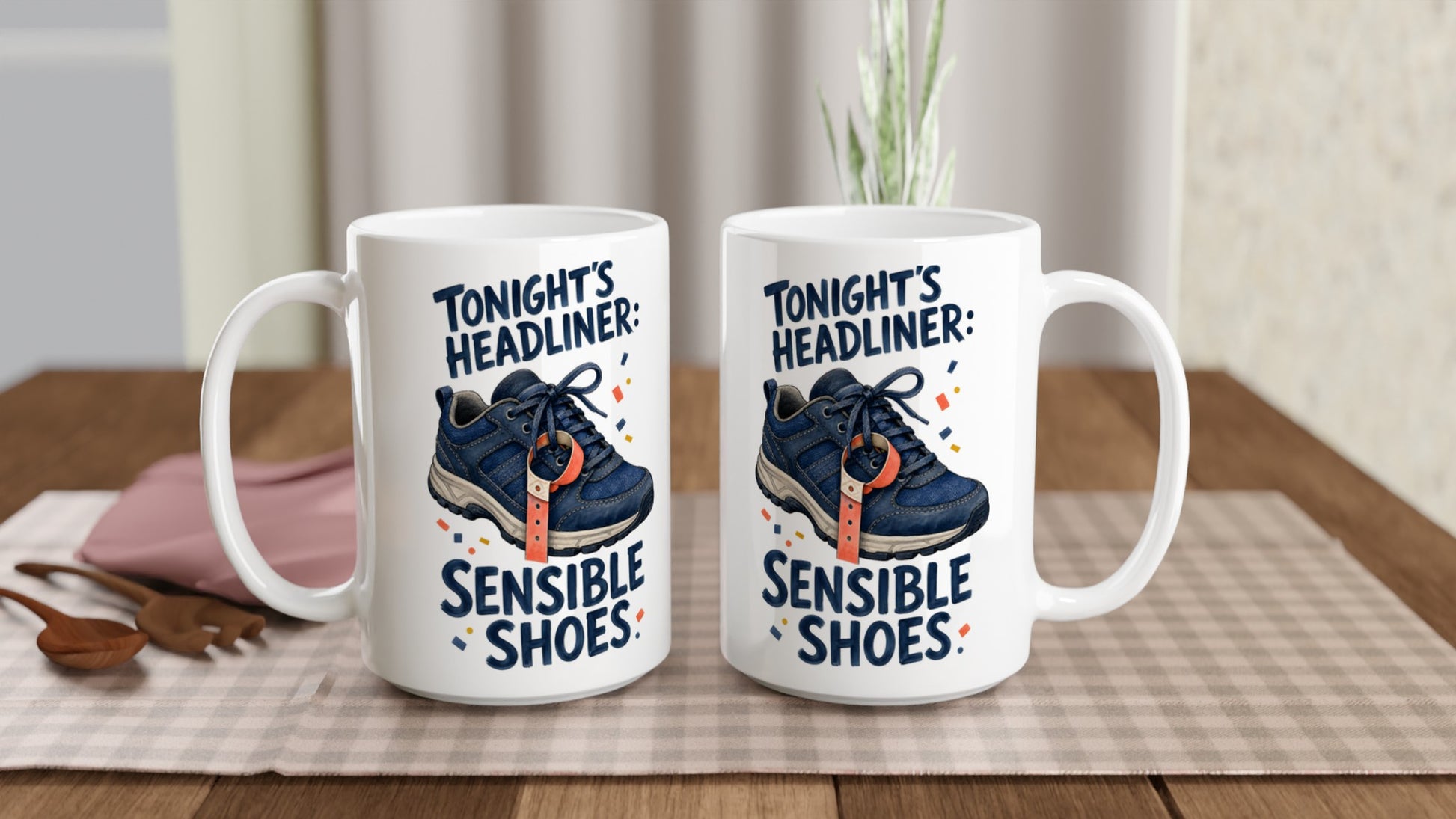 Tonight's Headliner: Sensible Shoes Concert Large Mug — product view 5