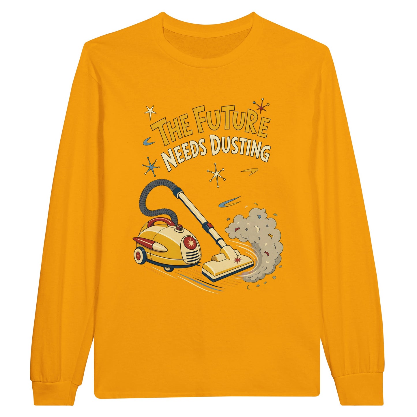 The Future Needs Dusting Long-Sleeve T-shirt — product view 4